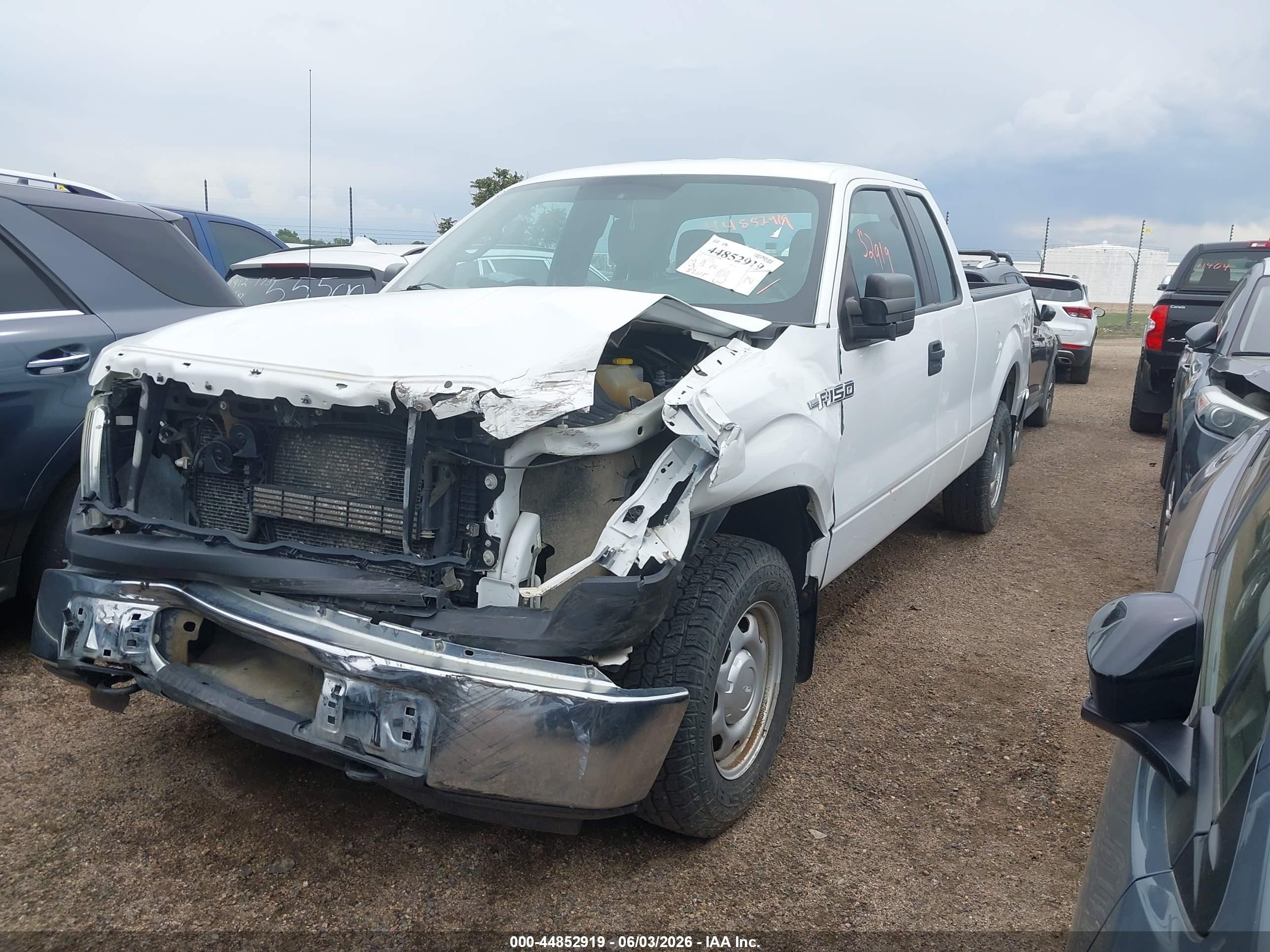 2014 Ford F-150 Xl White vin: 1FTEX1EM7EKF28293