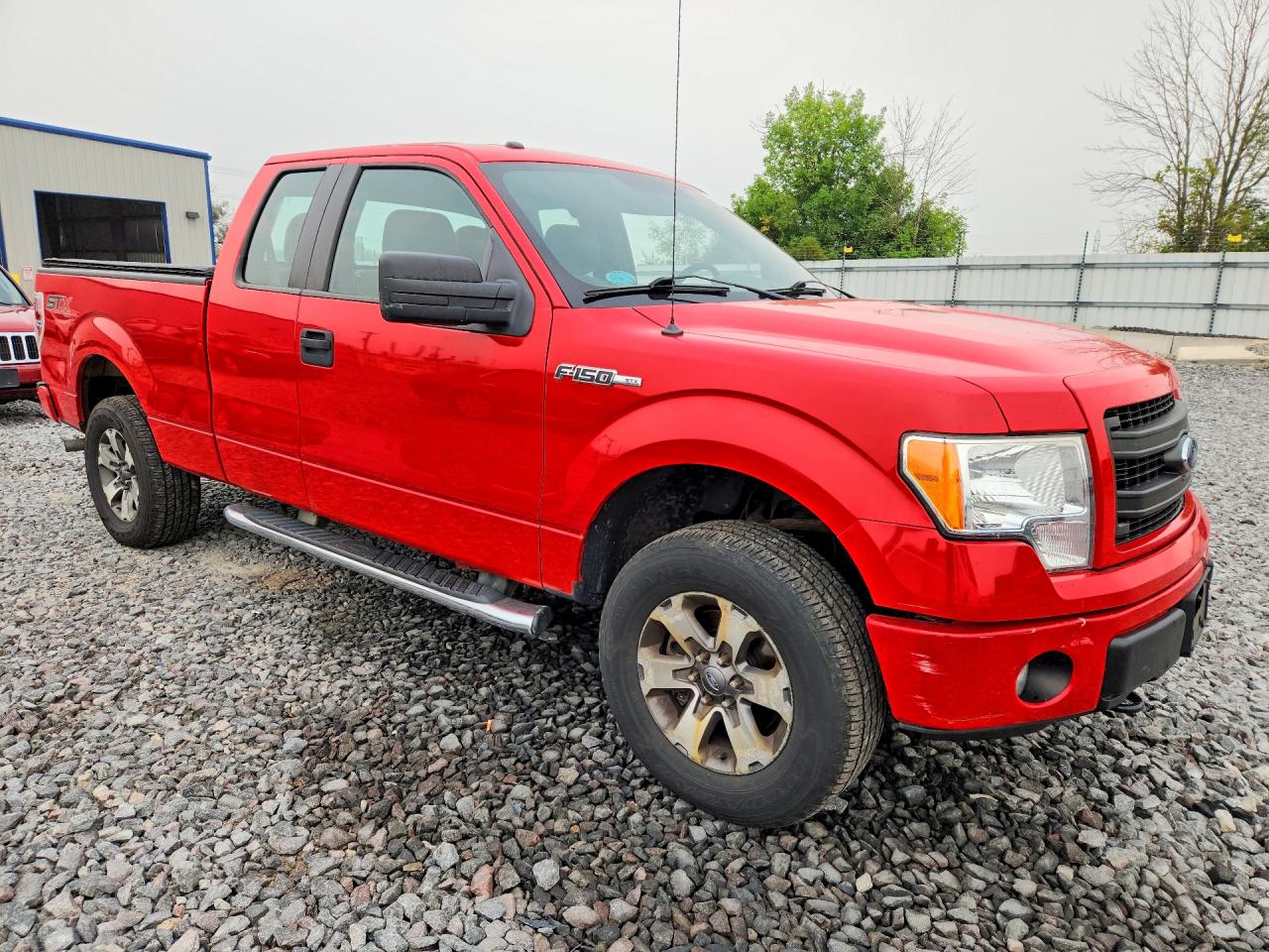 2014 Ford F150 Super Cab Red vin: 1FTEX1EM8EFC28352