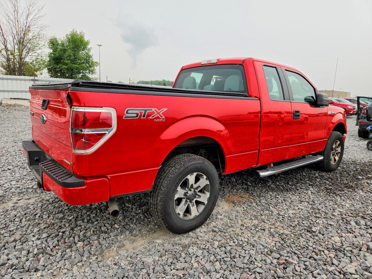 2014 Ford F150 Super Cab Red vin: 1FTEX1EM8EFC28352