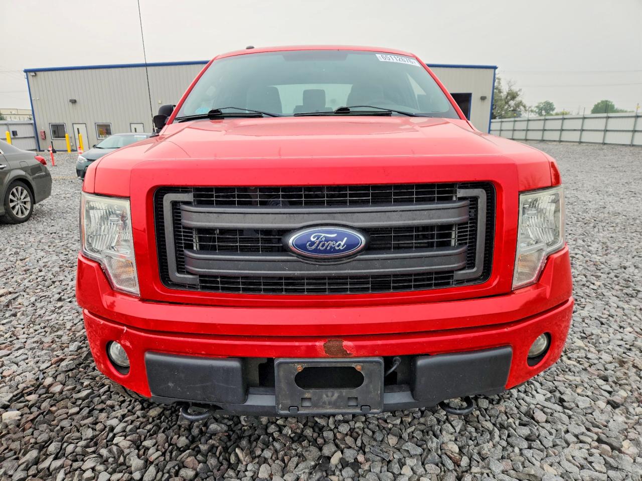 2014 Ford F150 Super Cab Red vin: 1FTEX1EM8EFC28352