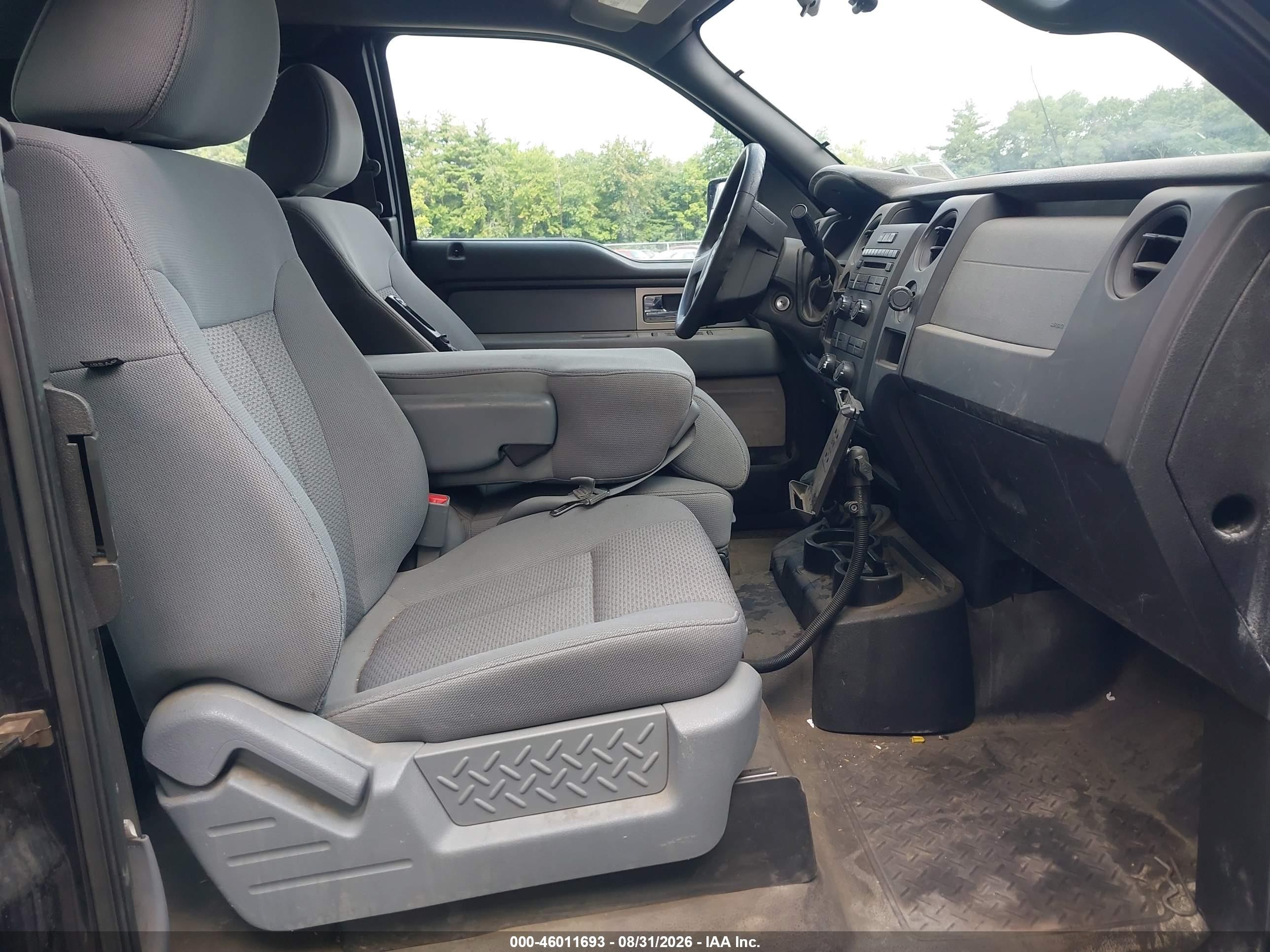 2011 Ford F-150 Xl Black vin: 1FTEX1EM9BFA23344