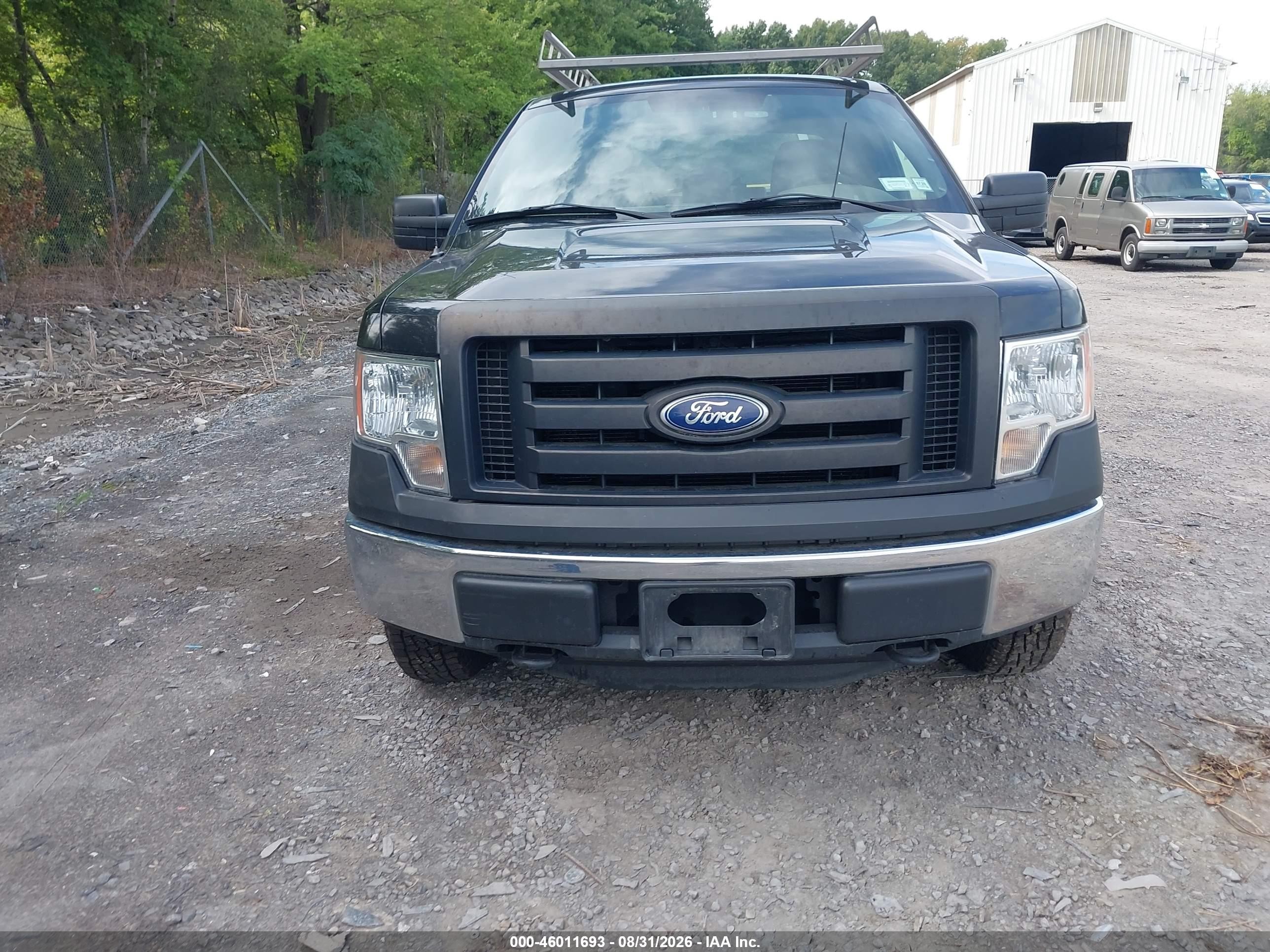 2011 Ford F-150 Xl Black vin: 1FTEX1EM9BFA23344