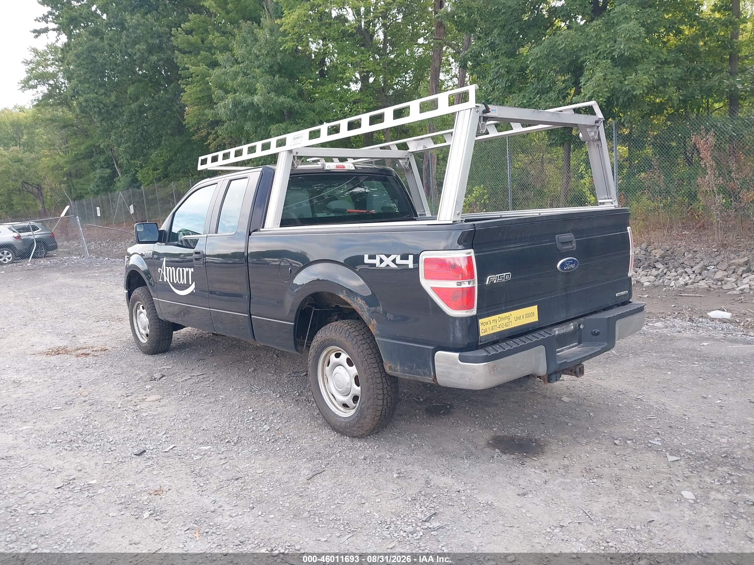 2011 Ford F-150 Xl Black vin: 1FTEX1EM9BFA23344
