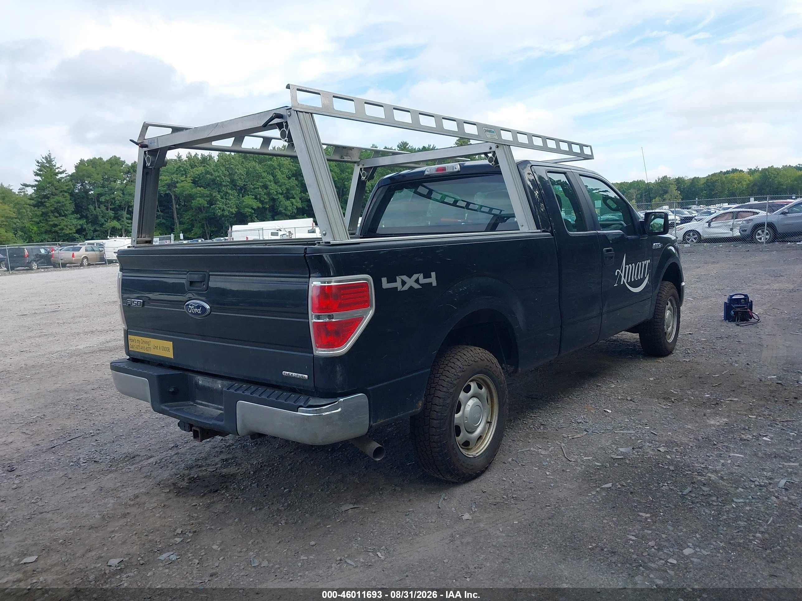2011 Ford F-150 Xl Black vin: 1FTEX1EM9BFA23344