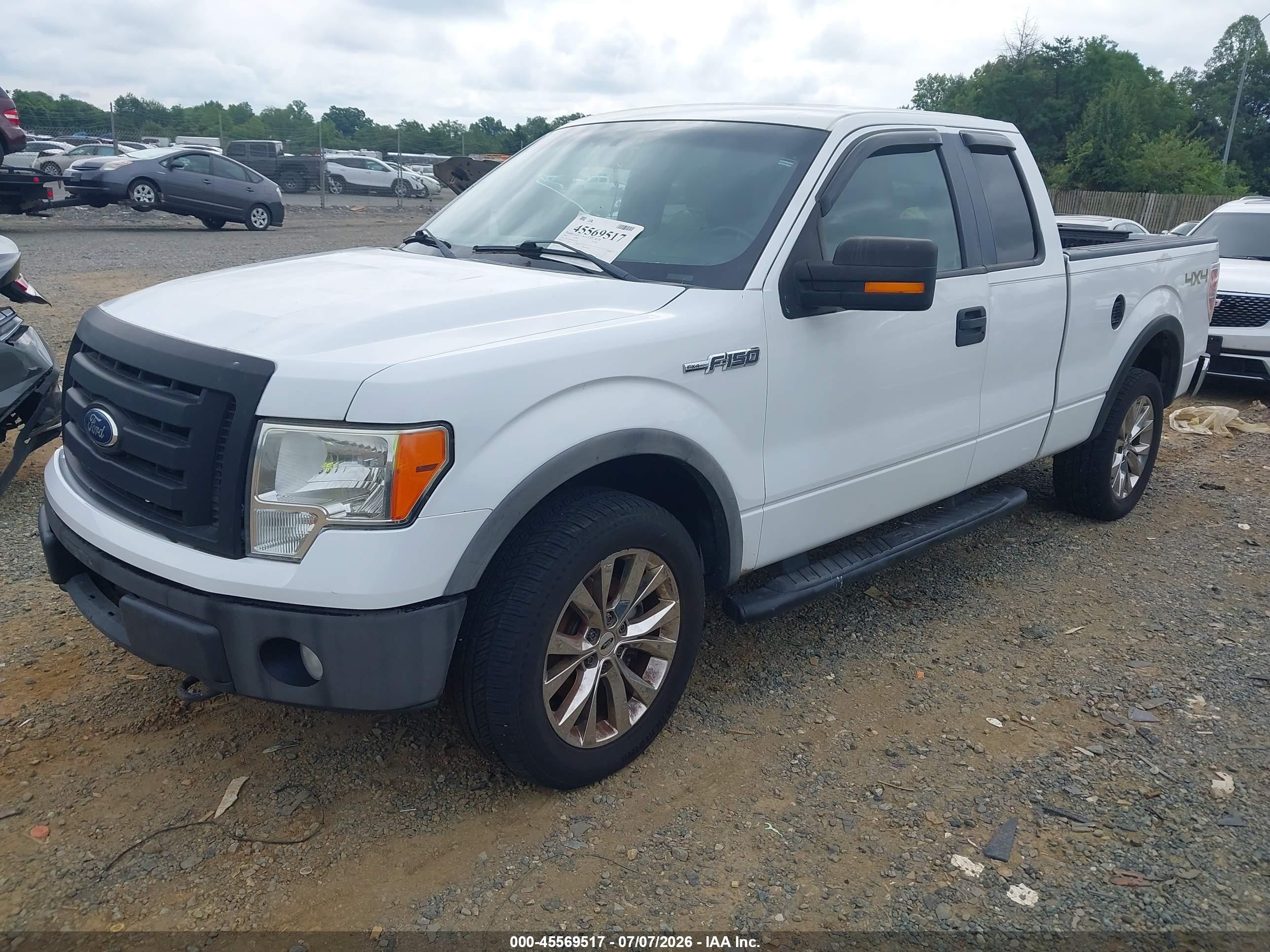 2011 Ford F-150 Xlt Белый vin: 1FTEX1EM9BFD37401