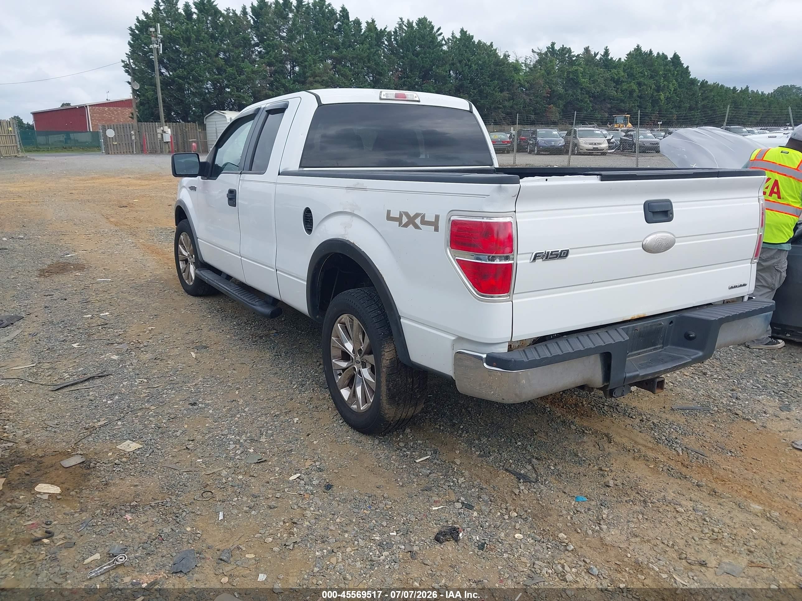 2011 Ford F-150 Xlt Белый vin: 1FTEX1EM9BFD37401