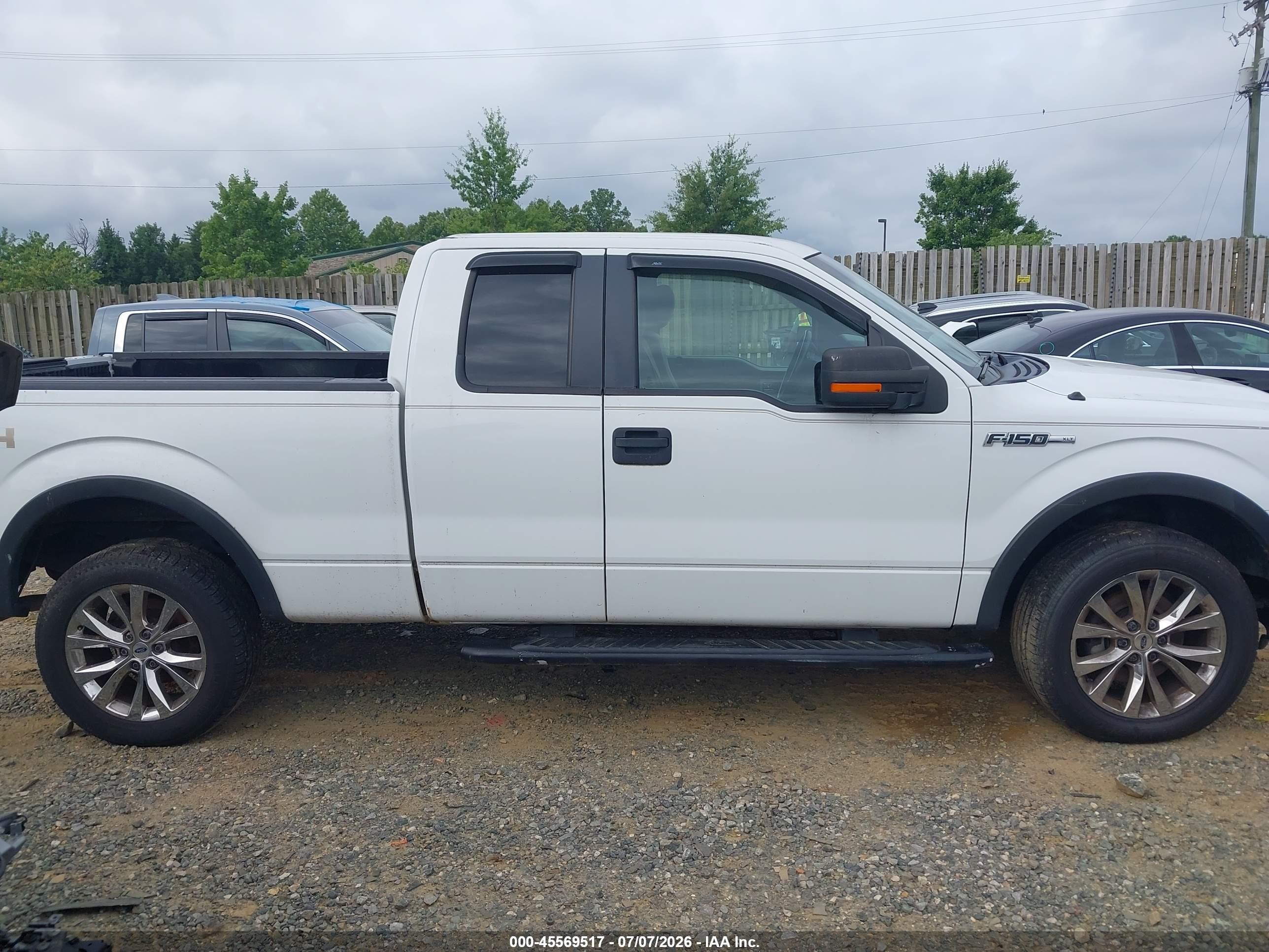 2011 Ford F-150 Xlt Белый vin: 1FTEX1EM9BFD37401
