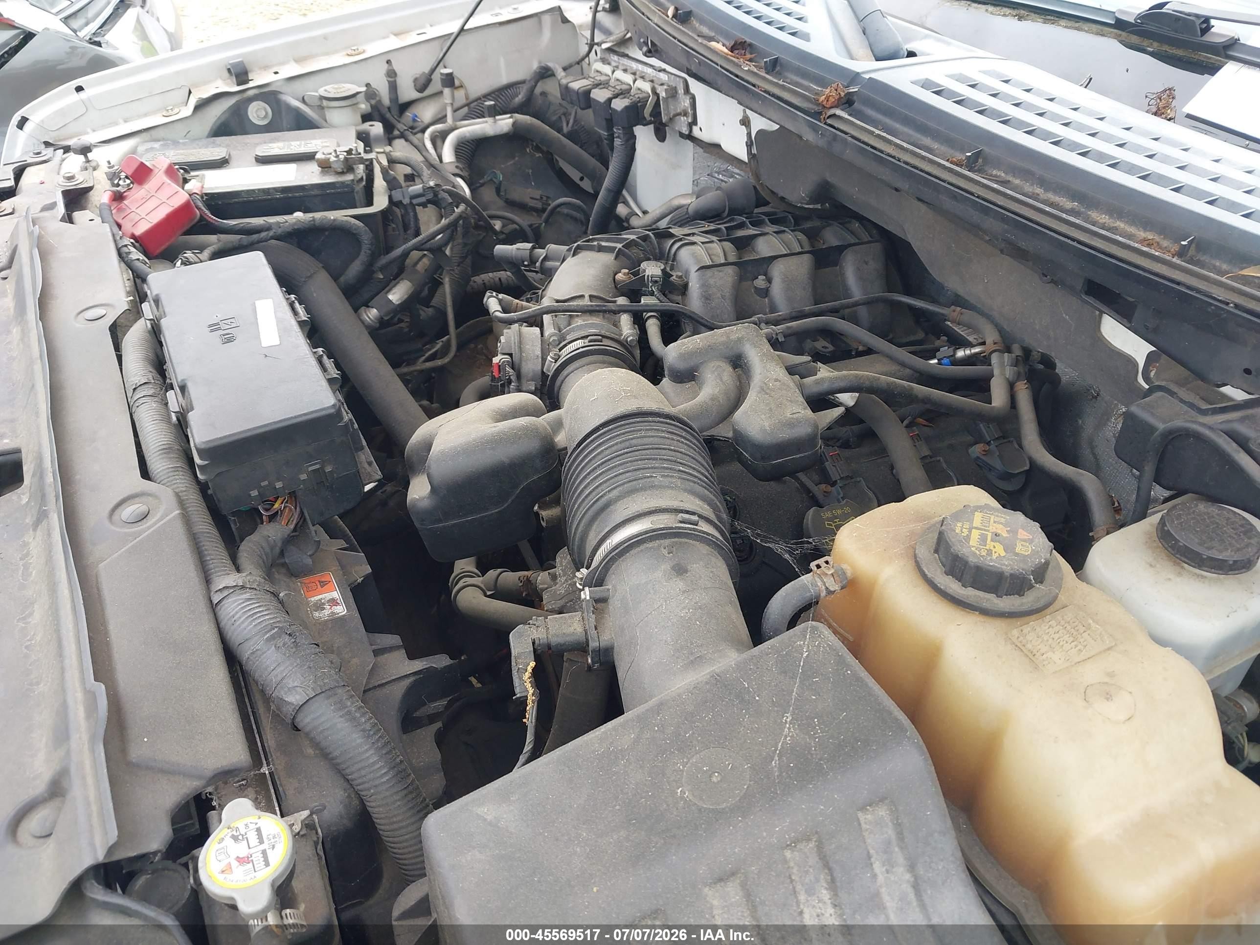 2011 Ford F-150 Xlt Белый vin: 1FTEX1EM9BFD37401
