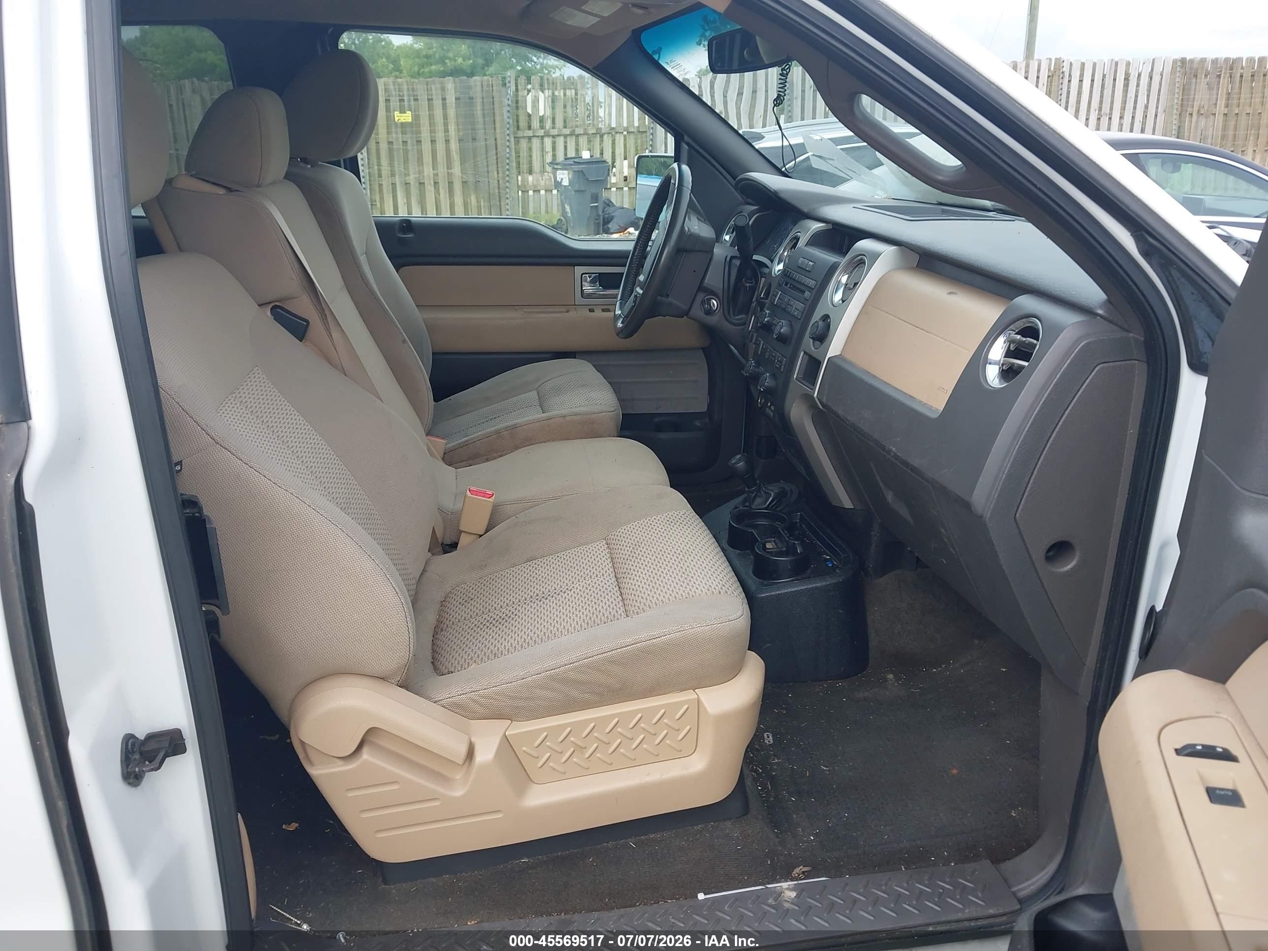 2011 Ford F-150 Xlt Белый vin: 1FTEX1EM9BFD37401