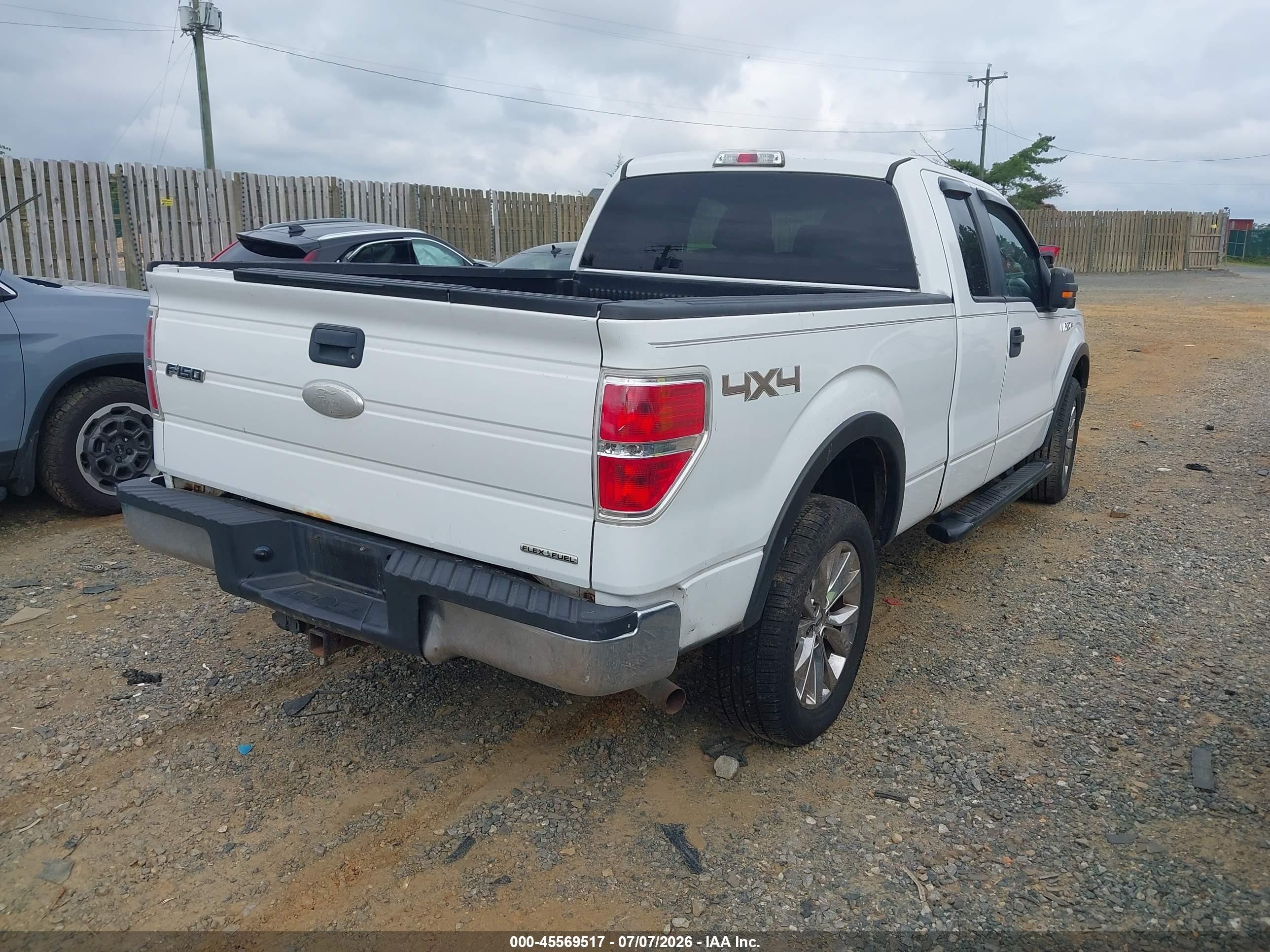 2011 Ford F-150 Xlt Белый vin: 1FTEX1EM9BFD37401