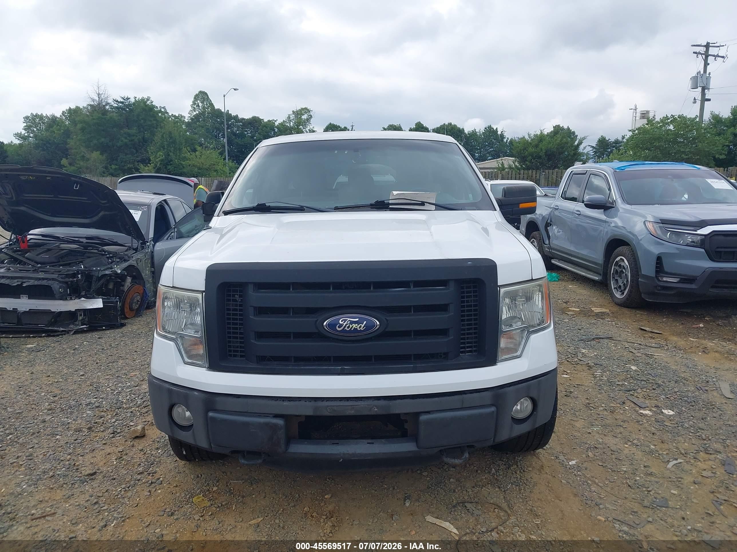 2011 Ford F-150 Xlt Белый vin: 1FTEX1EM9BFD37401