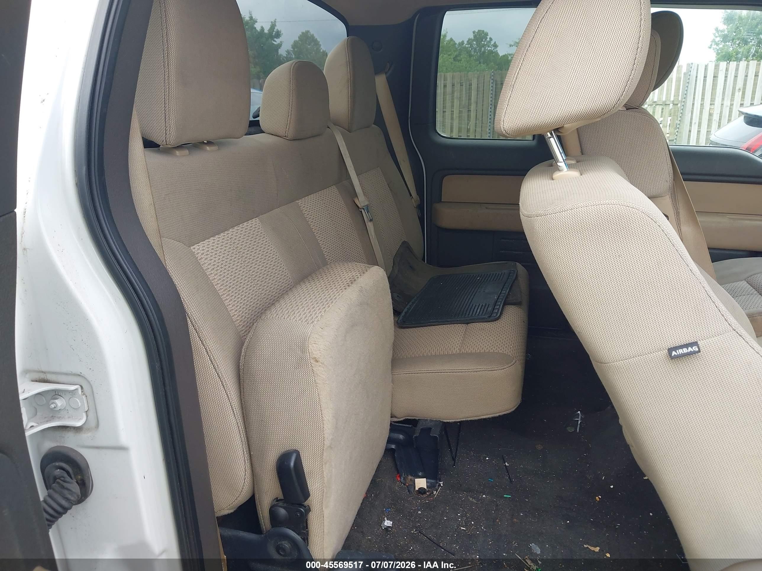 2011 Ford F-150 Xlt Белый vin: 1FTEX1EM9BFD37401