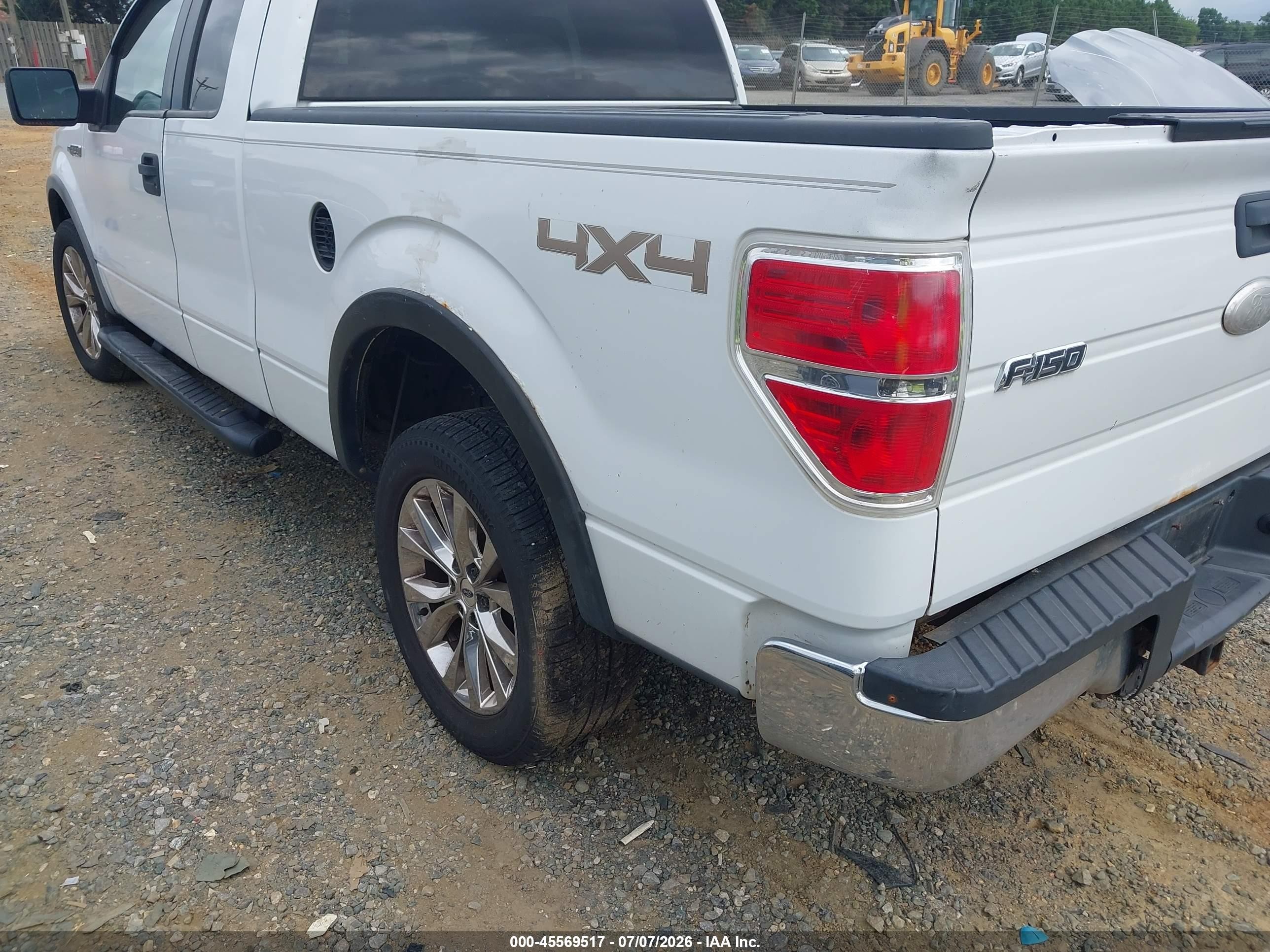 2011 Ford F-150 Xlt Белый vin: 1FTEX1EM9BFD37401