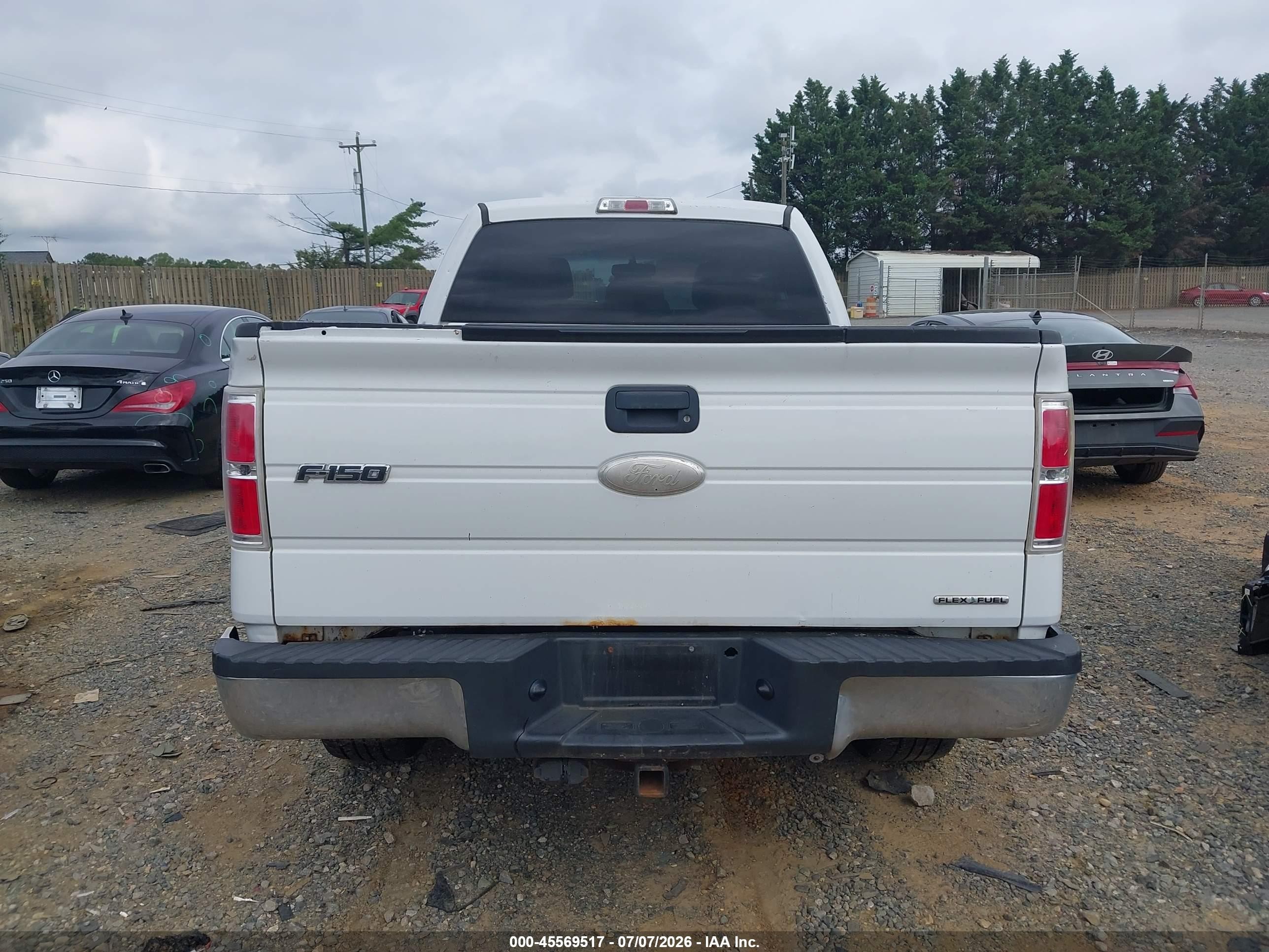2011 Ford F-150 Xlt Белый vin: 1FTEX1EM9BFD37401