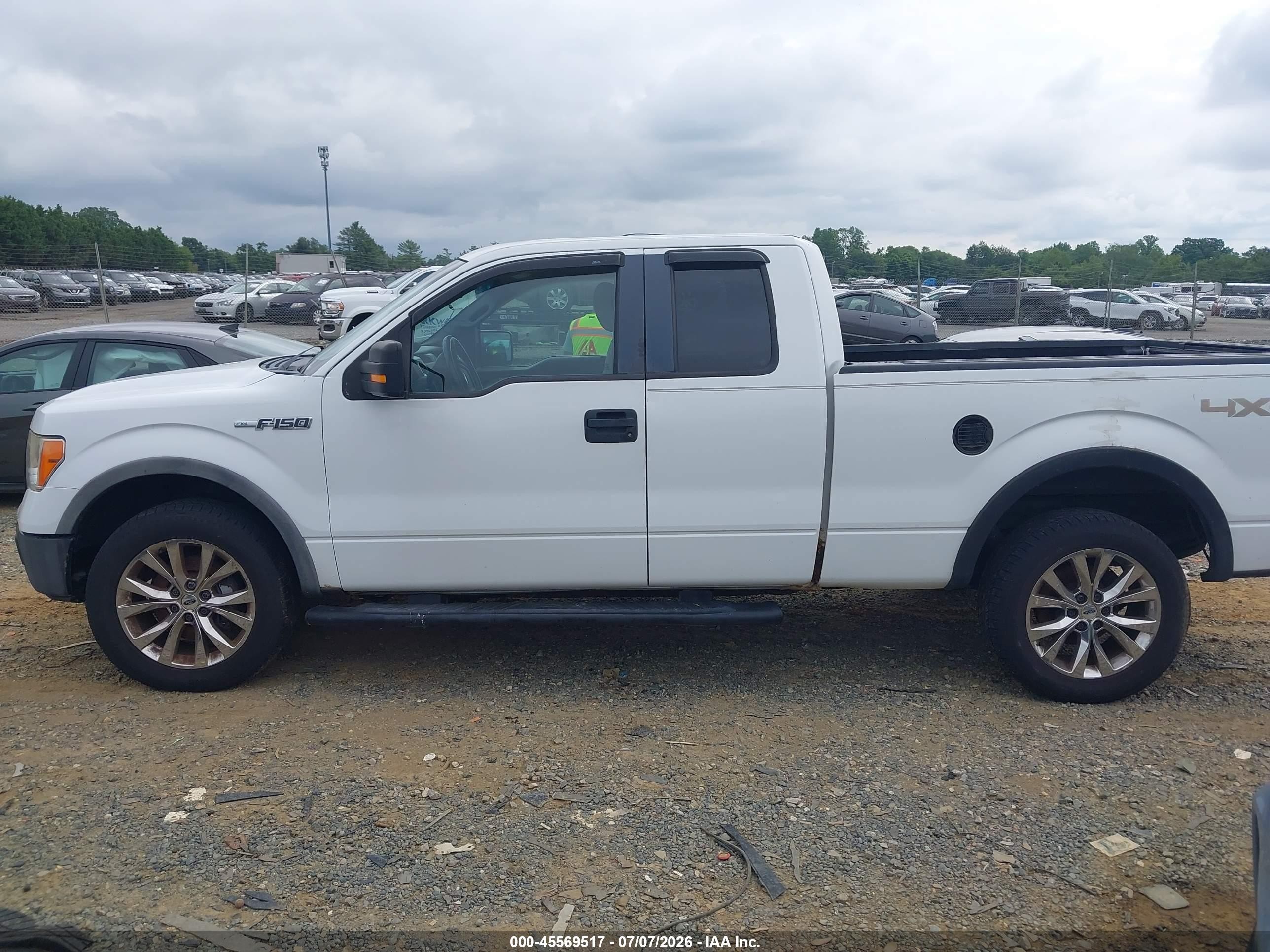 2011 Ford F-150 Xlt Белый vin: 1FTEX1EM9BFD37401