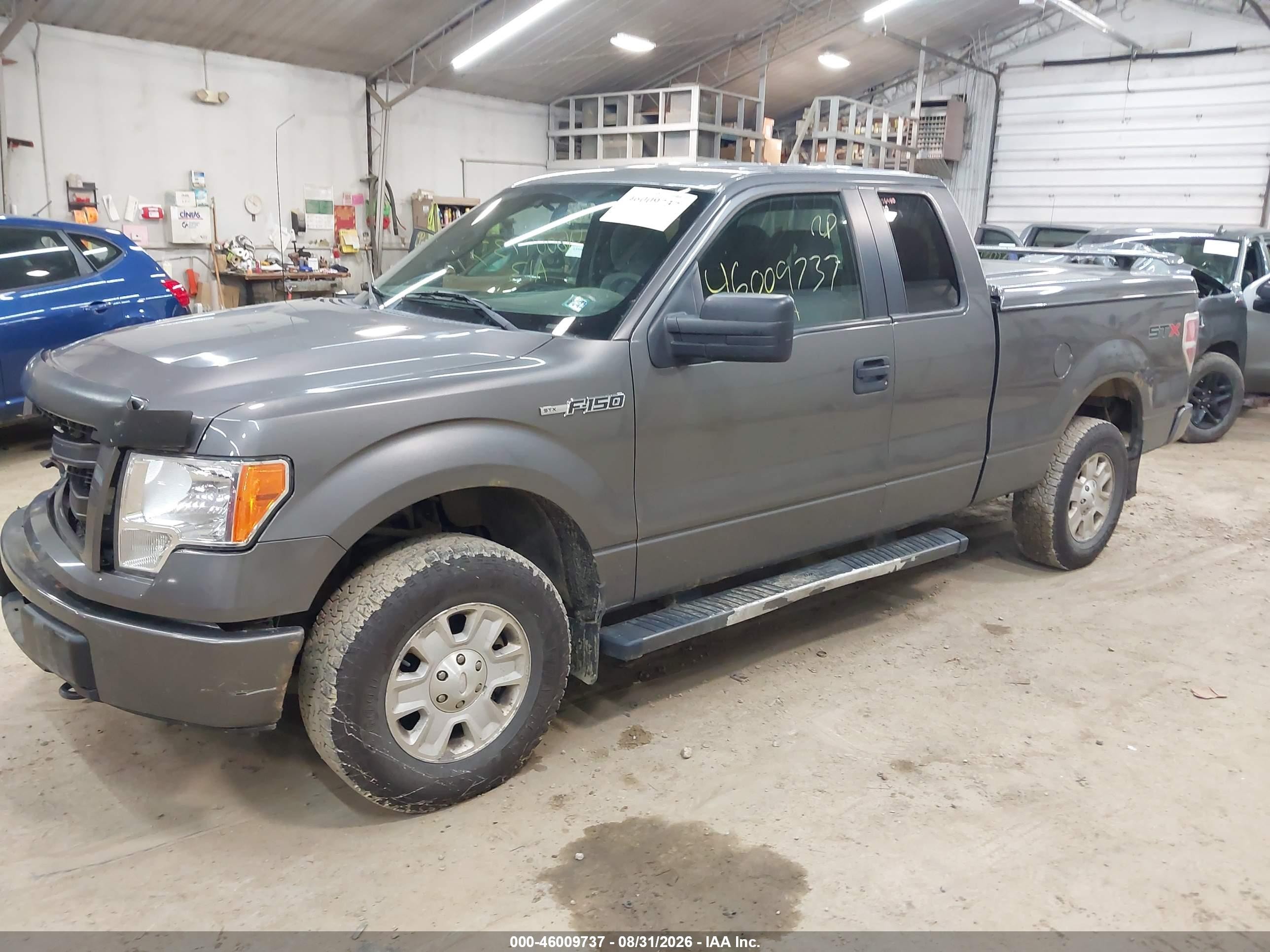 2013 Ford F-150 Stx Gray vin: 1FTEX1EM9DKF30156