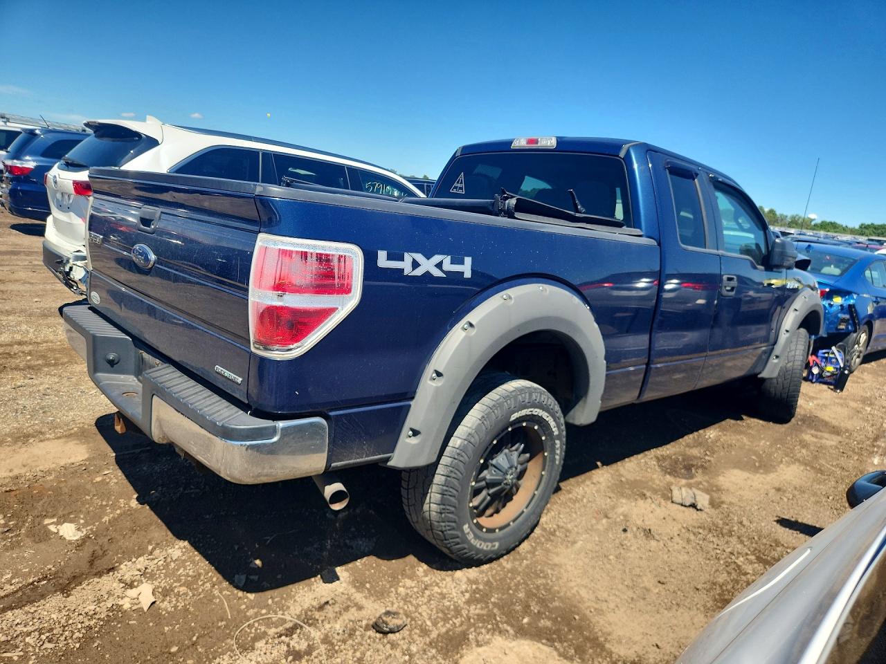 2014 Ford F150 Super Cab Blue vin: 1FTEX1EM9EFB79162