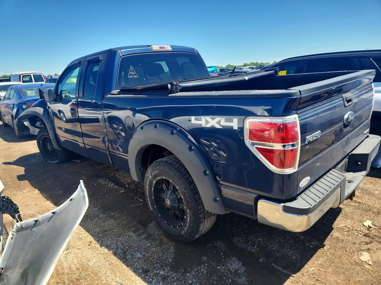 2014 Ford F150 Super Cab Blue vin: 1FTEX1EM9EFB79162