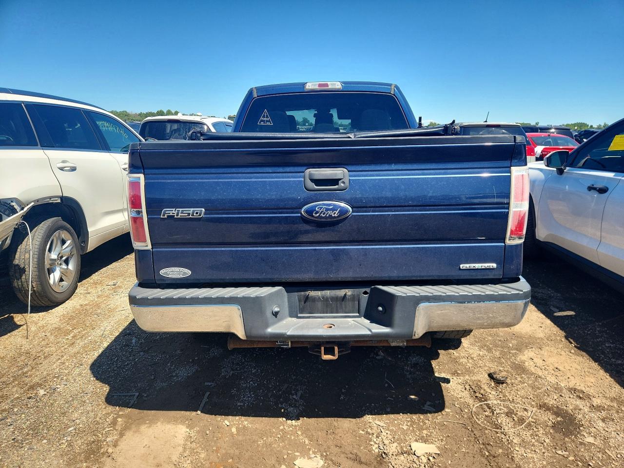 2014 Ford F150 Super Cab Blue vin: 1FTEX1EM9EFB79162