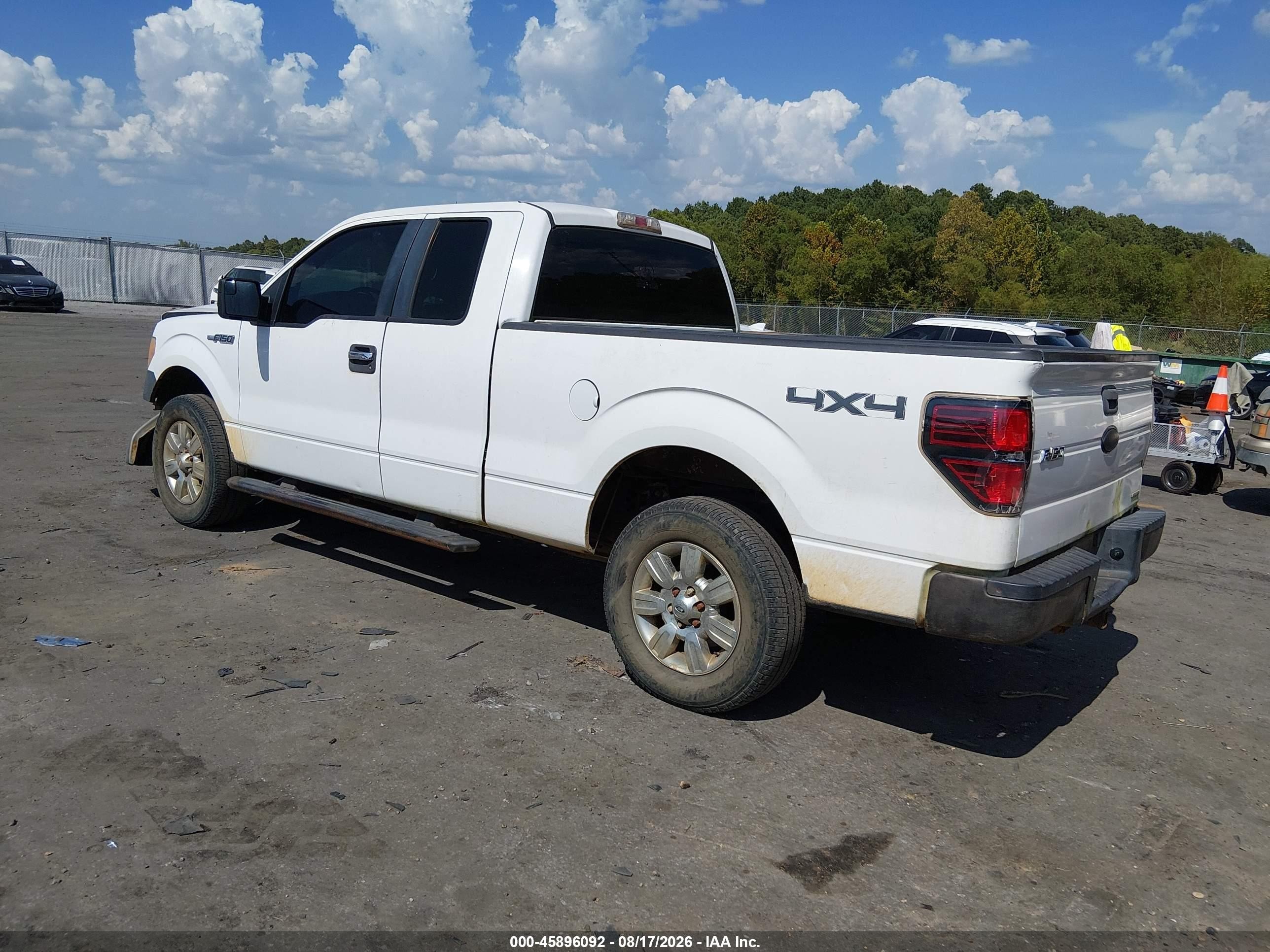 2011 Ford F-150 Xl White vin: 1FTEX1EMXBFB46859