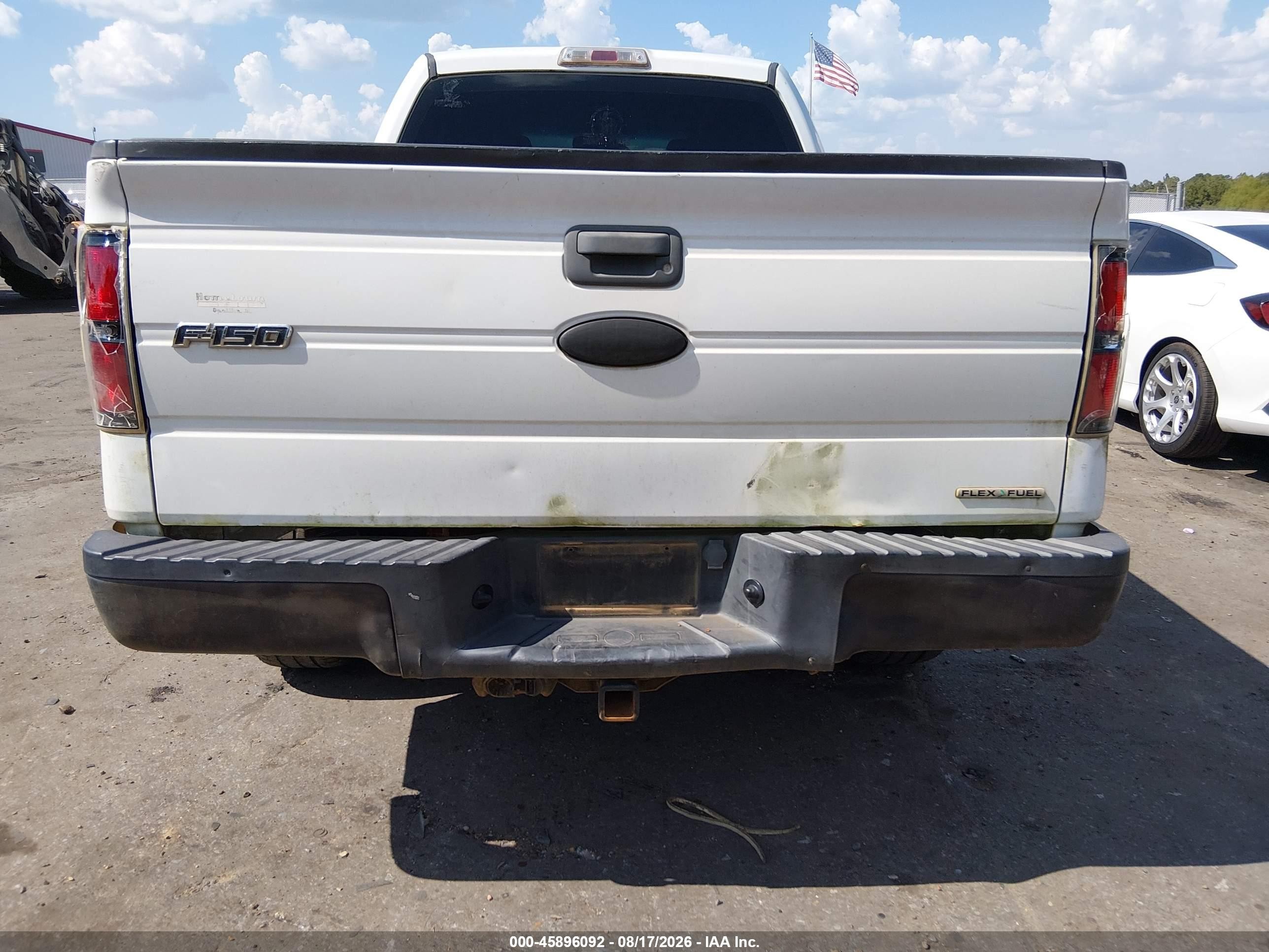 2011 Ford F-150 Xl White vin: 1FTEX1EMXBFB46859