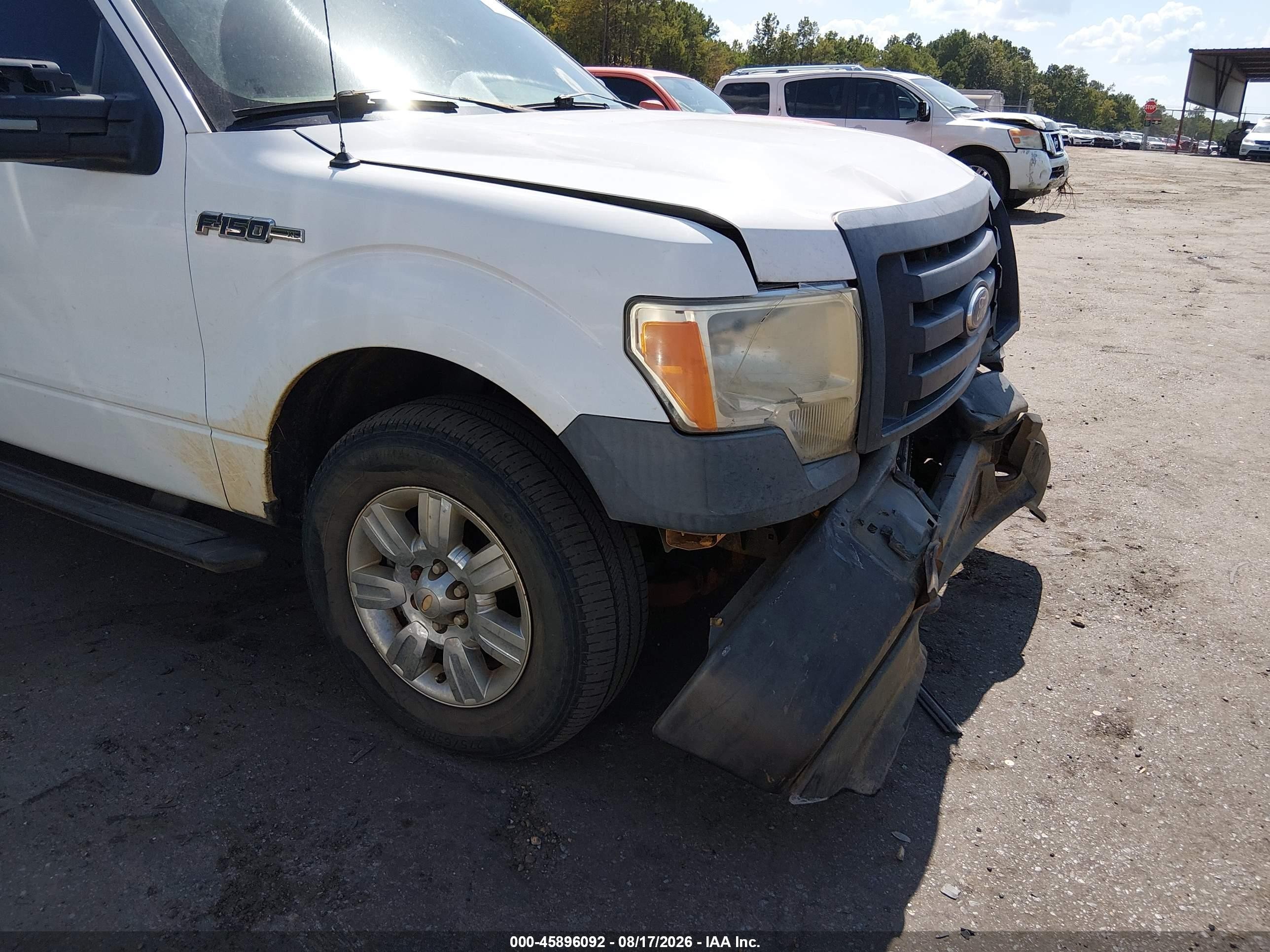 2011 Ford F-150 Xl White vin: 1FTEX1EMXBFB46859