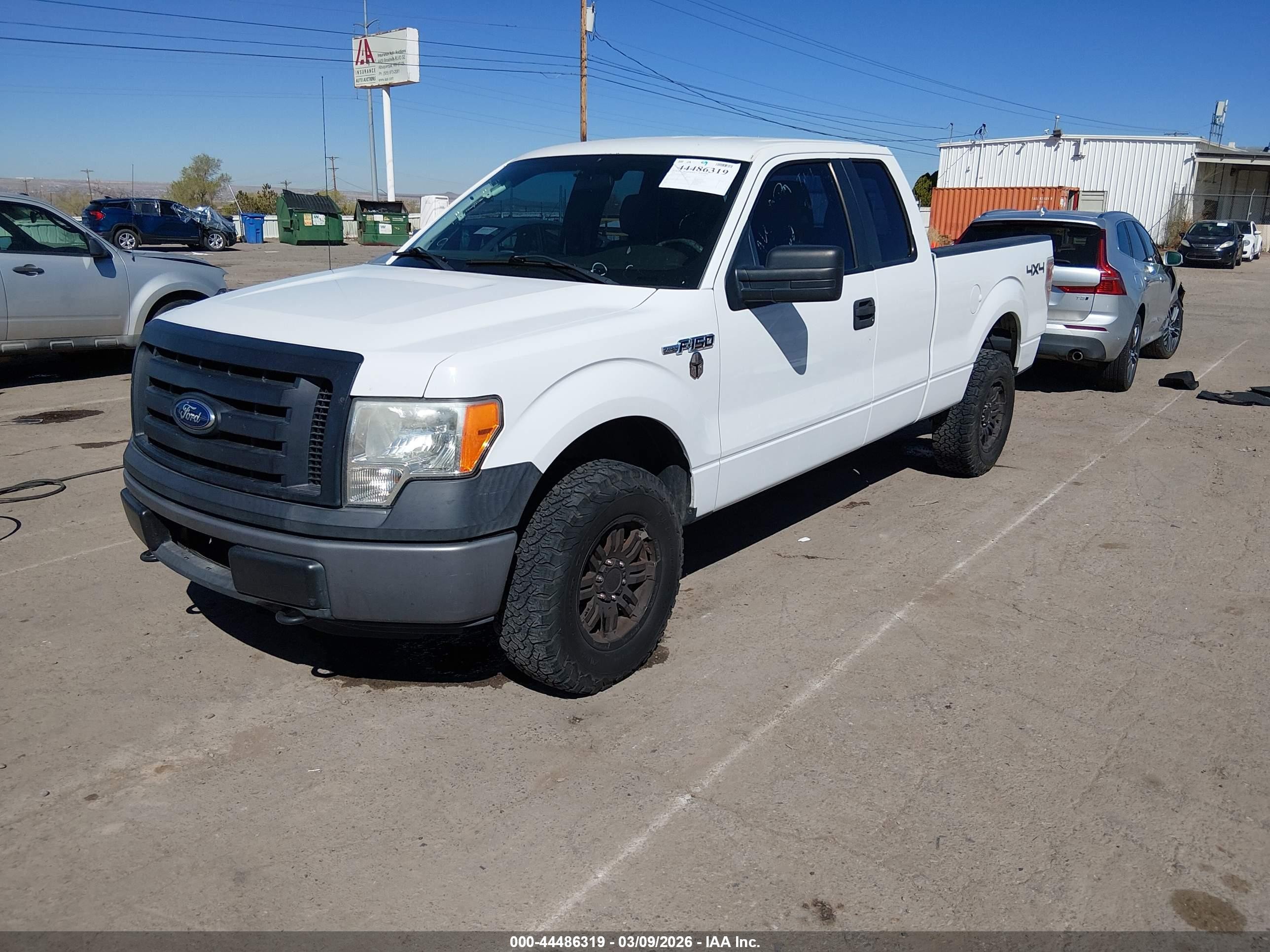 2012 Ford F-150 Xl White vin: 1FTEX1EMXCFA44513