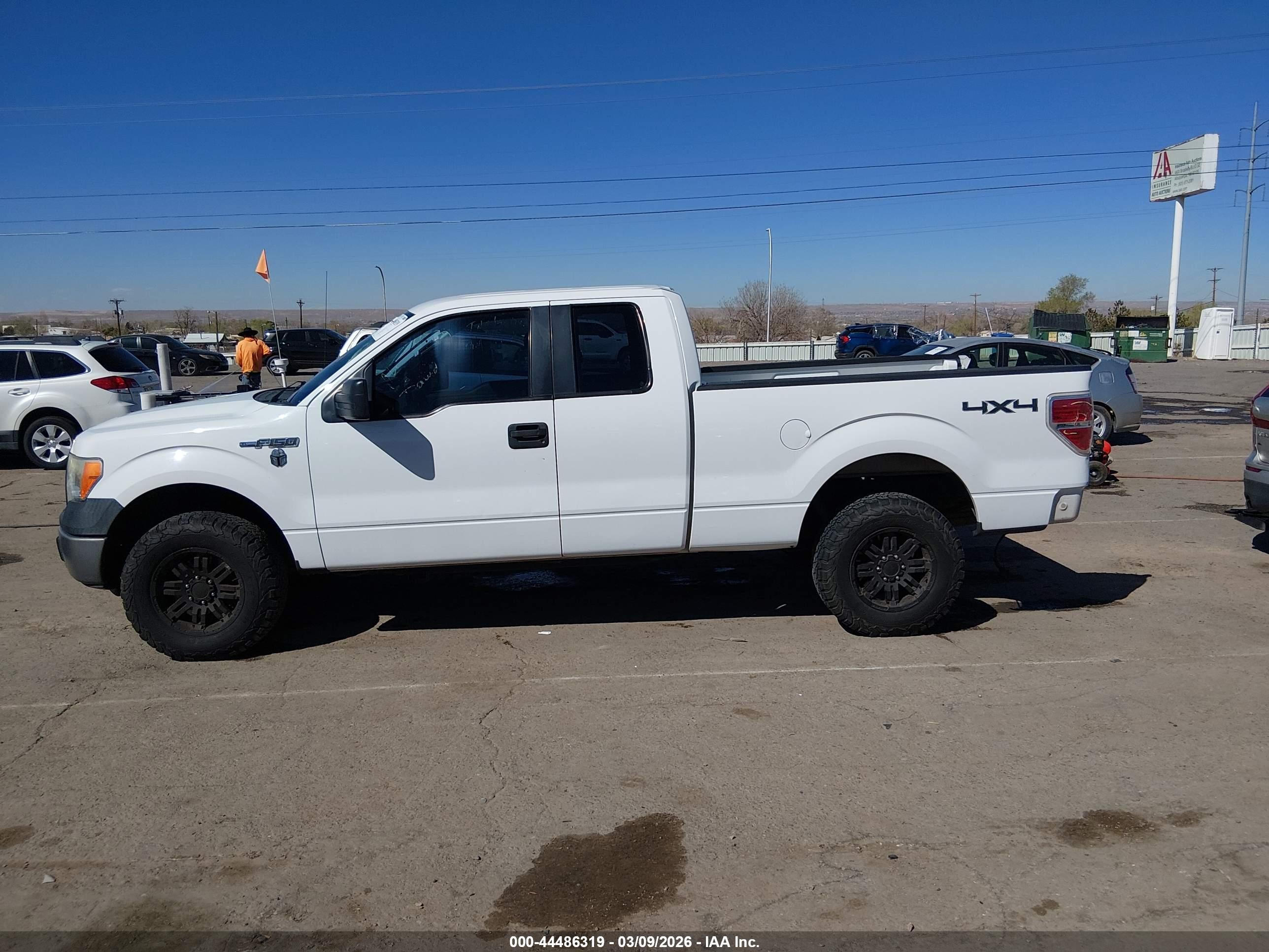 2012 Ford F-150 Xl White vin: 1FTEX1EMXCFA44513