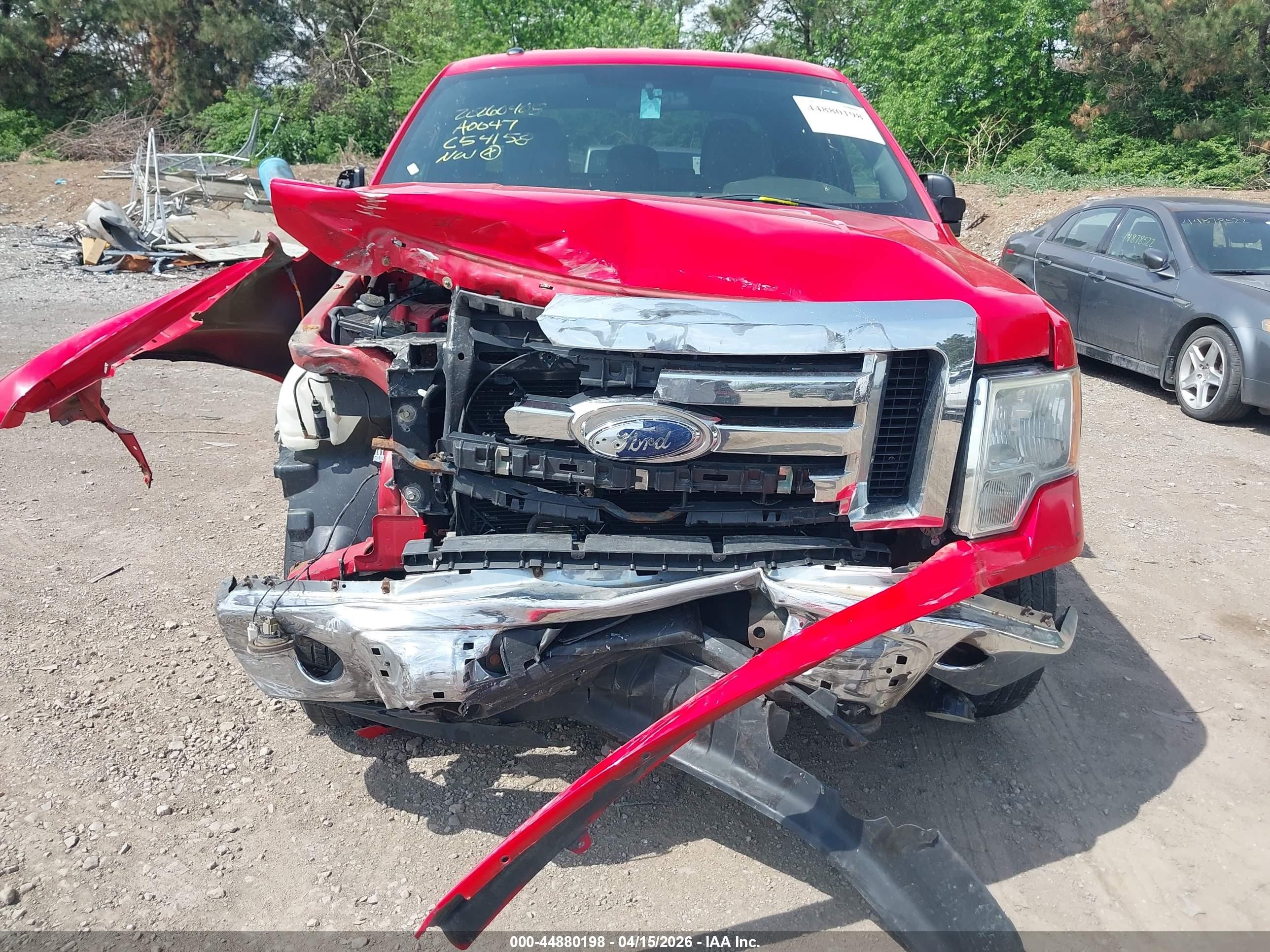 2012 Ford F-150 Xlt Red vin: 1FTEX1EMXCFC84158