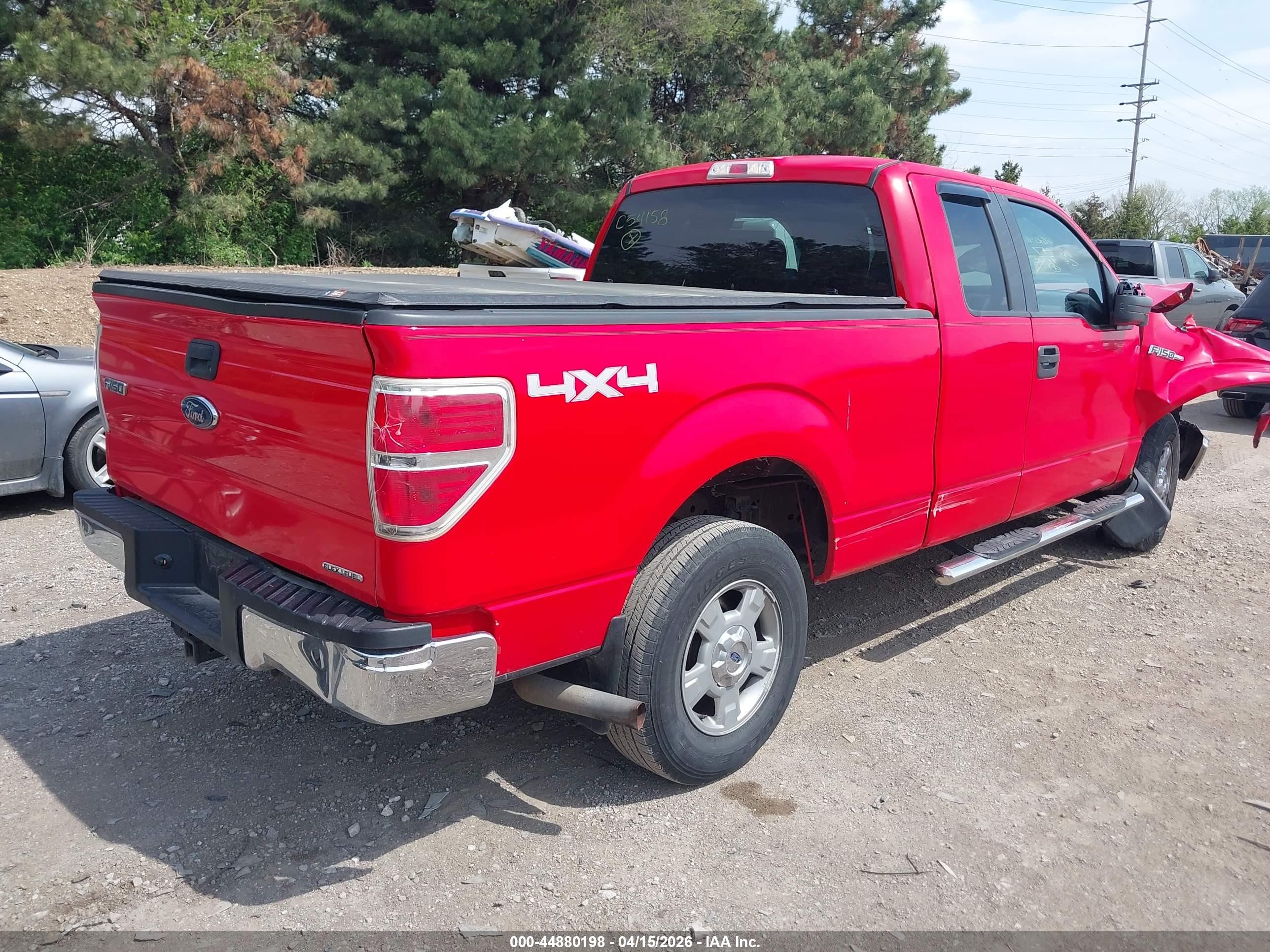 2012 Ford F-150 Xlt Red vin: 1FTEX1EMXCFC84158