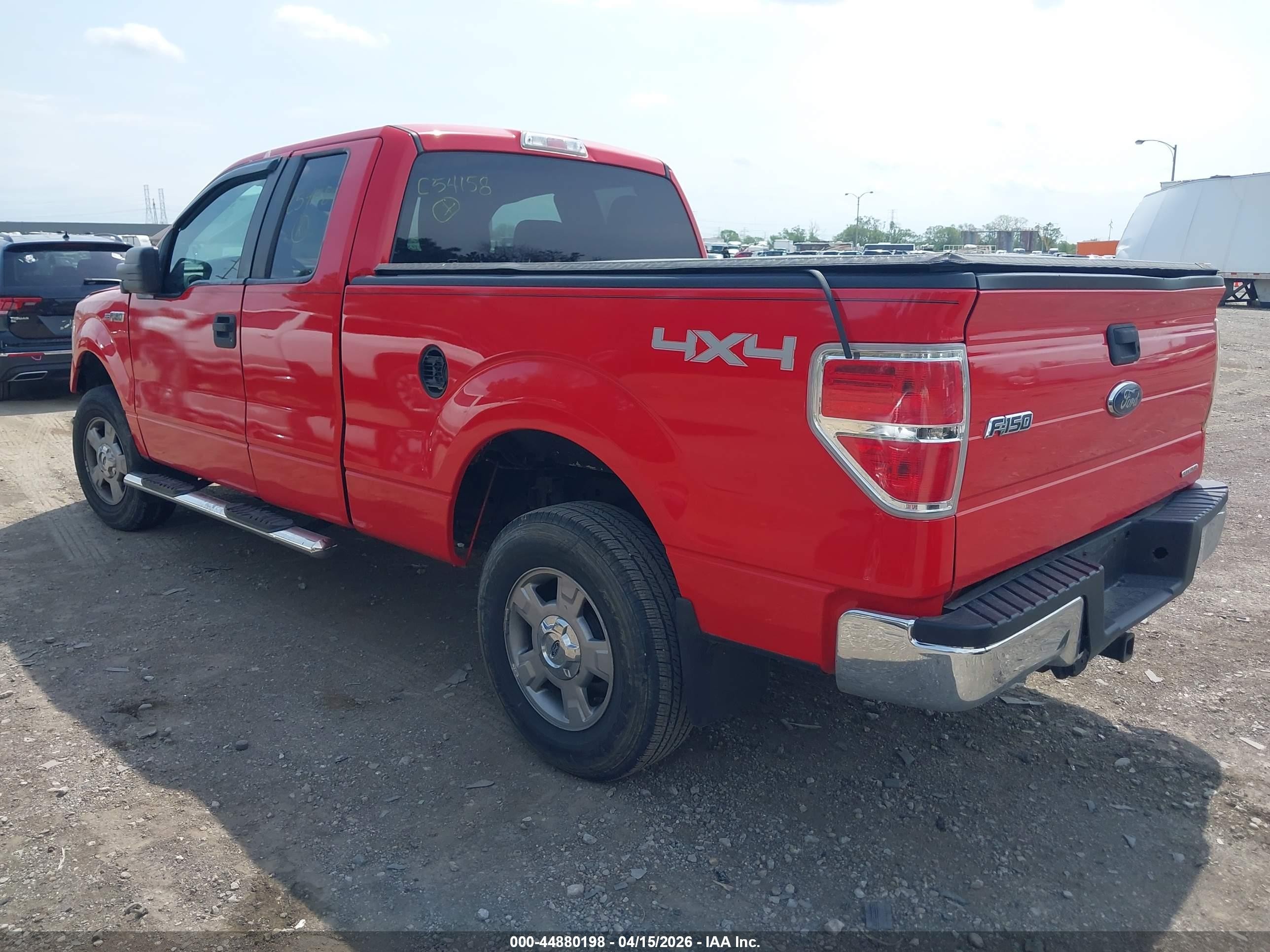 2012 Ford F-150 Xlt Red vin: 1FTEX1EMXCFC84158