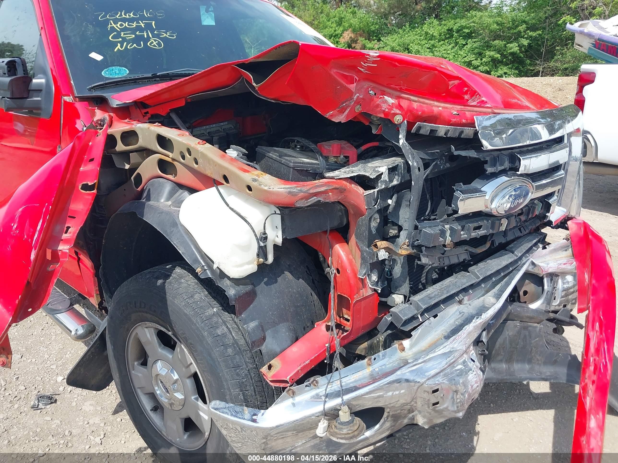 2012 Ford F-150 Xlt Red vin: 1FTEX1EMXCFC84158
