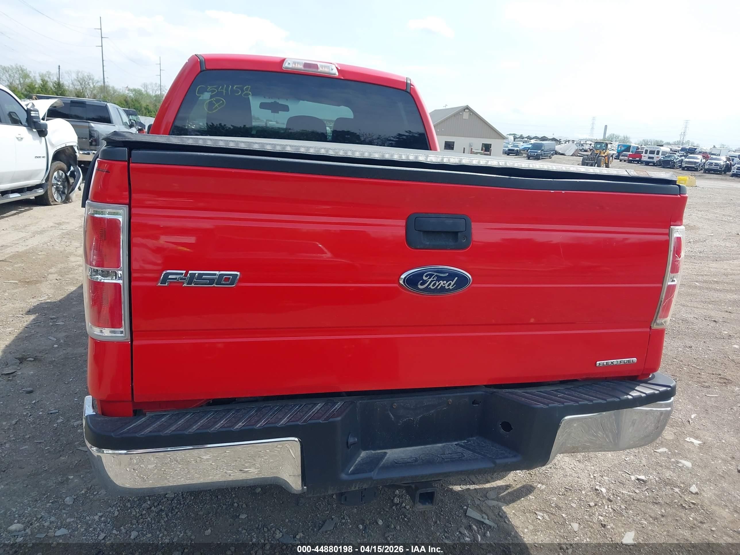 2012 Ford F-150 Xlt Red vin: 1FTEX1EMXCFC84158