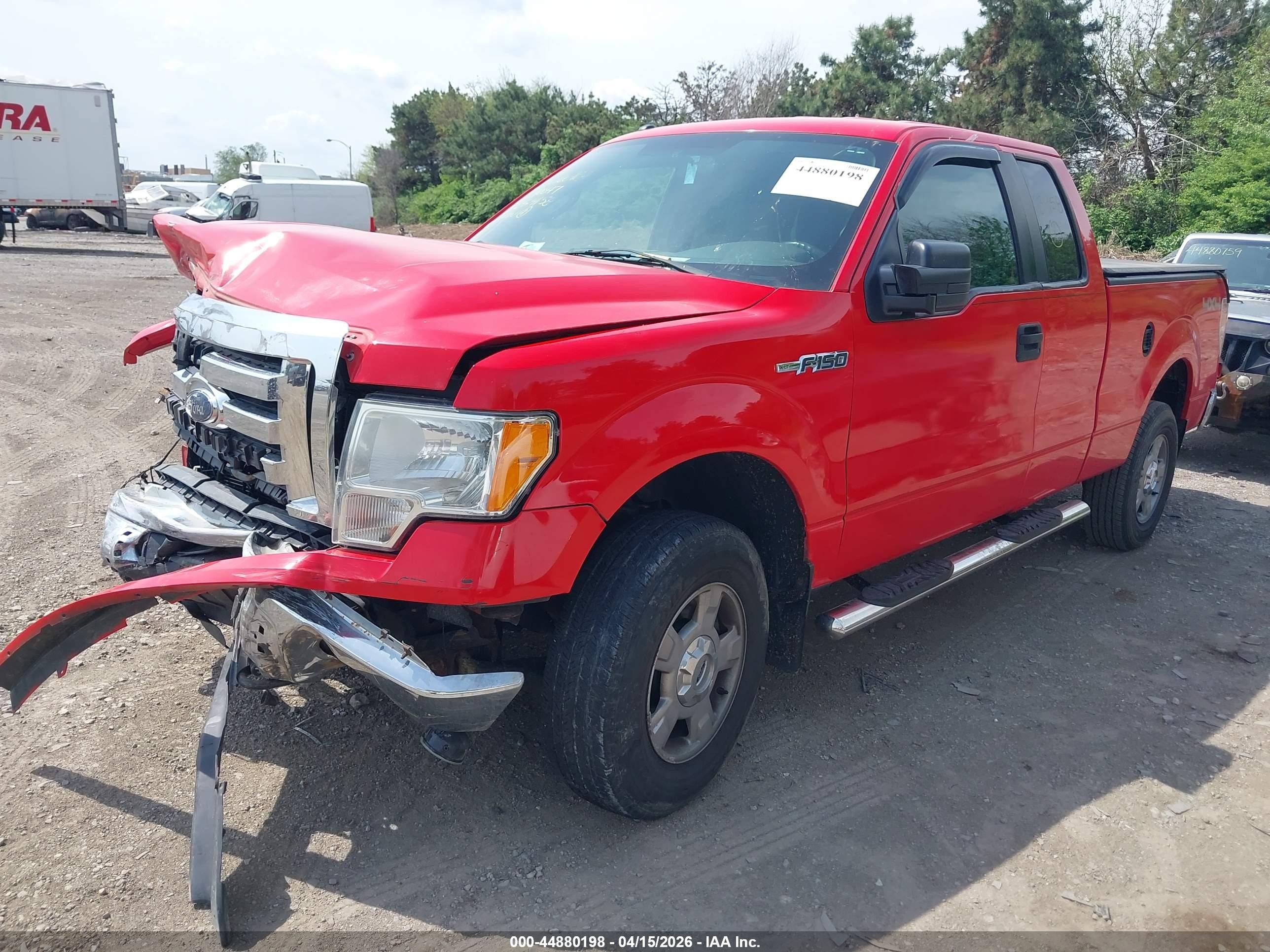 2012 Ford F-150 Xlt Red vin: 1FTEX1EMXCFC84158