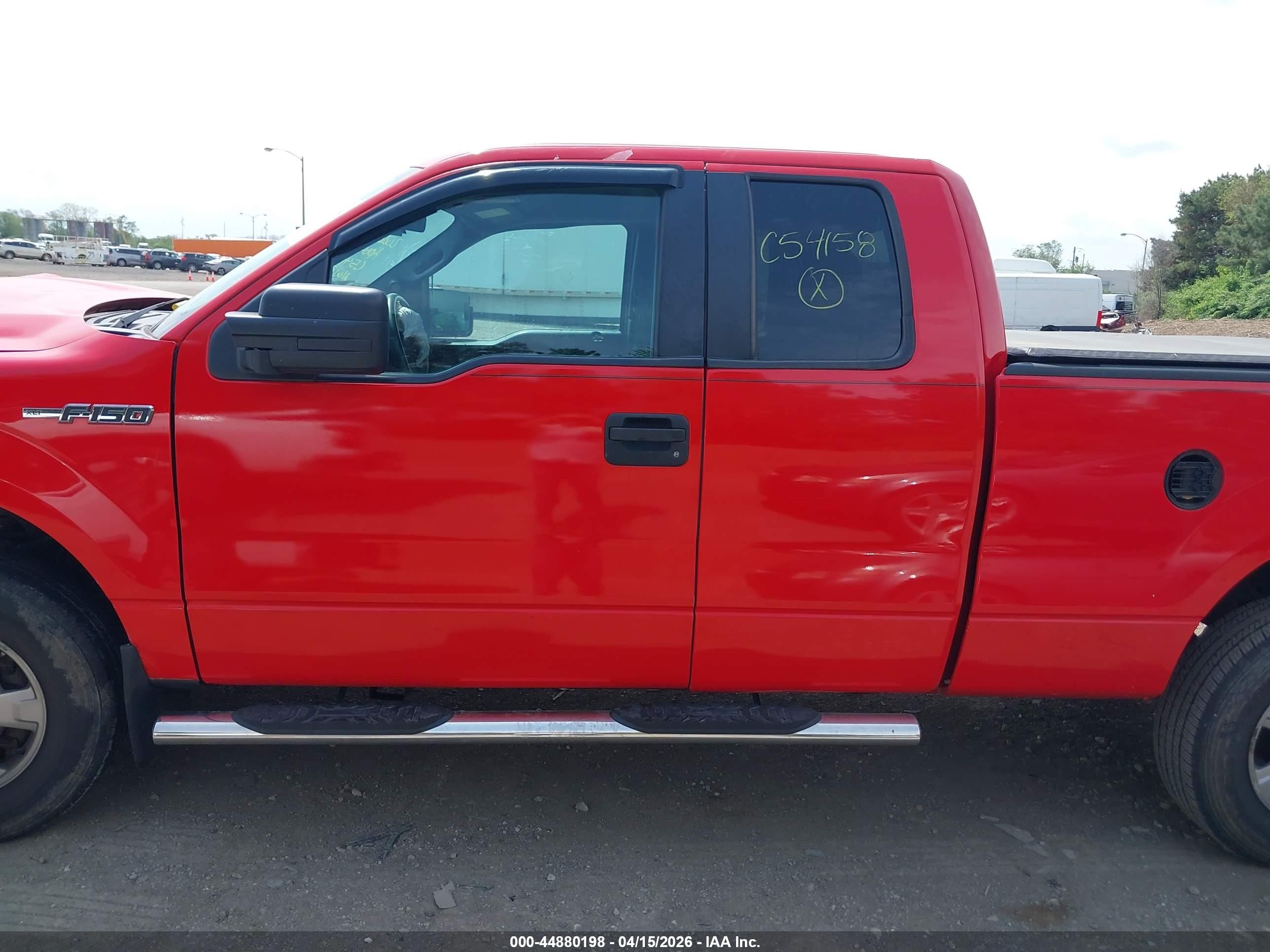 2012 Ford F-150 Xlt Red vin: 1FTEX1EMXCFC84158