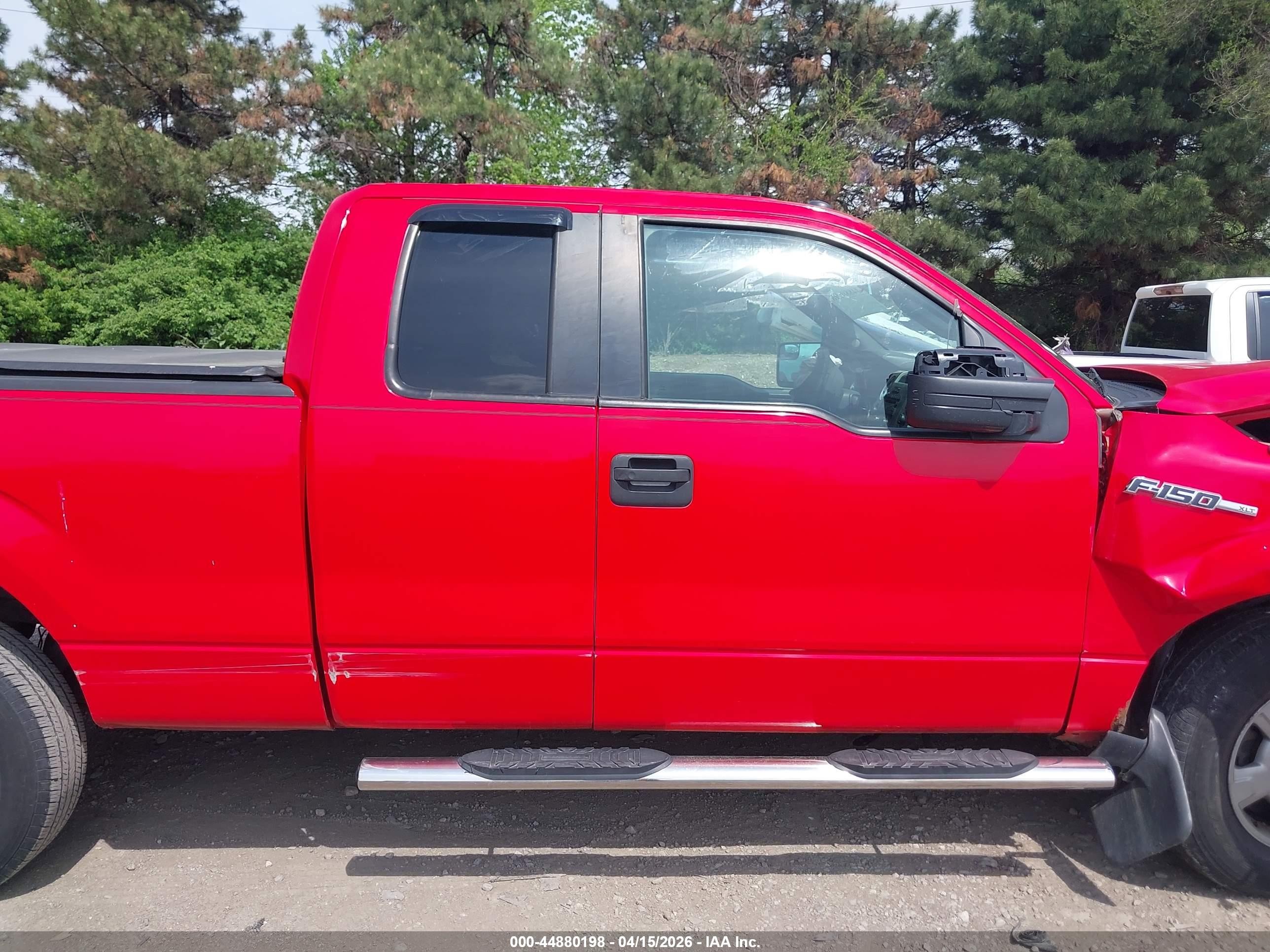 2012 Ford F-150 Xlt Red vin: 1FTEX1EMXCFC84158