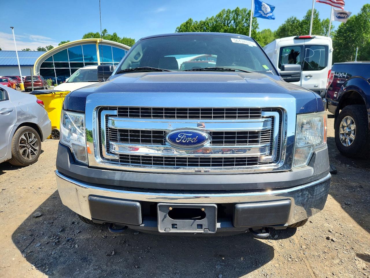 2014 Ford F150 Super Cab Blue vin: 1FTEX1EMXEFA57944
