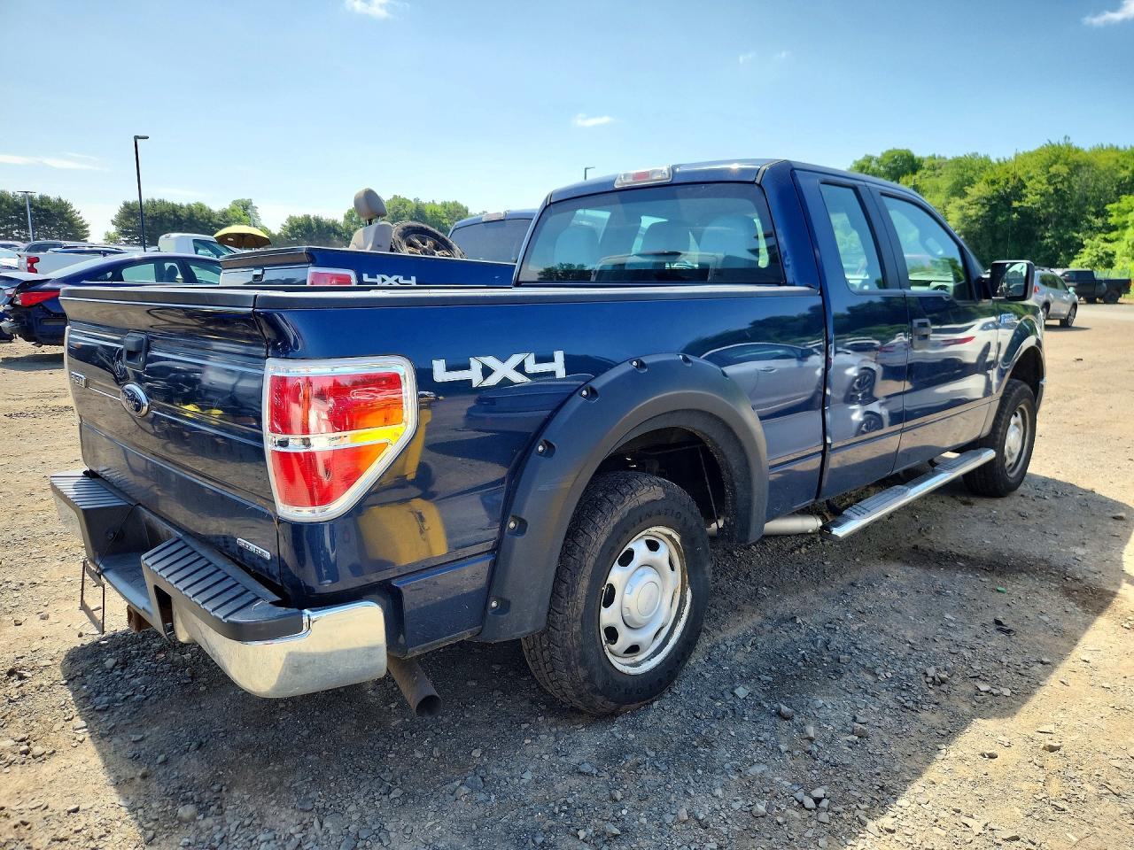 2014 Ford F150 Super Cab Blue vin: 1FTEX1EMXEFA57944