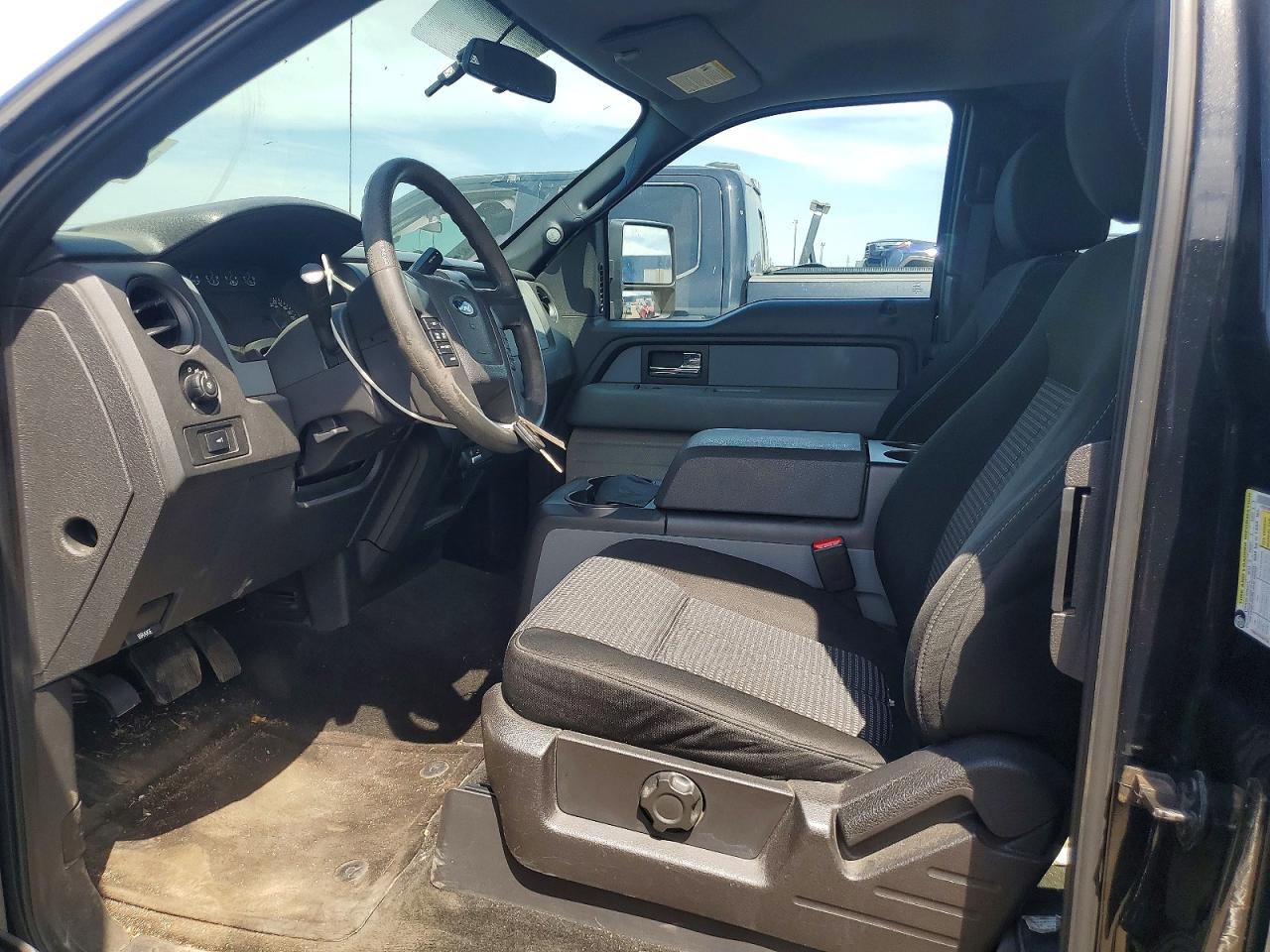 2014 Ford F150 Super Cab Black vin: 1FTEX1EMXEFB75797