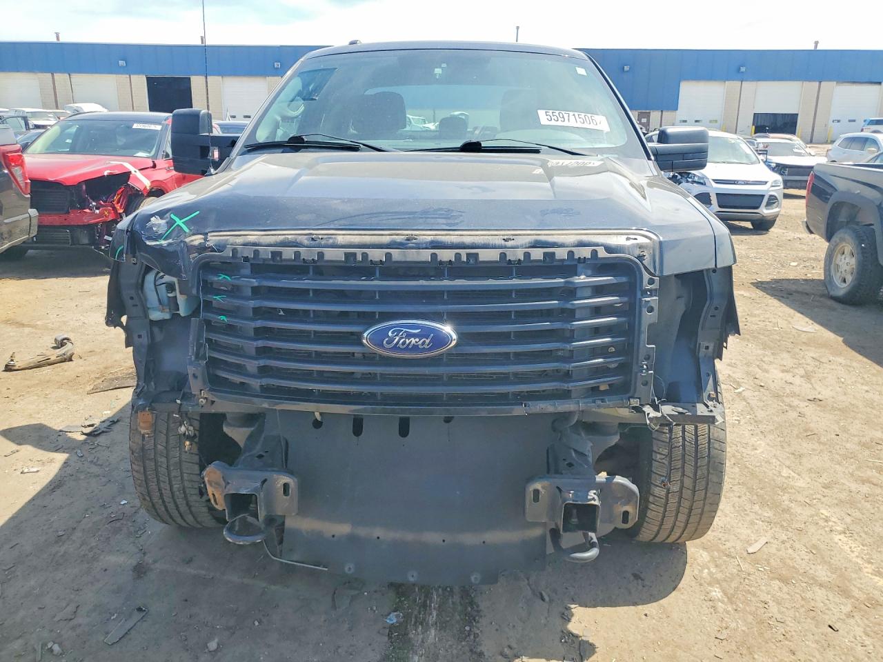 2014 Ford F150 Super Cab Black vin: 1FTEX1EMXEFB75797