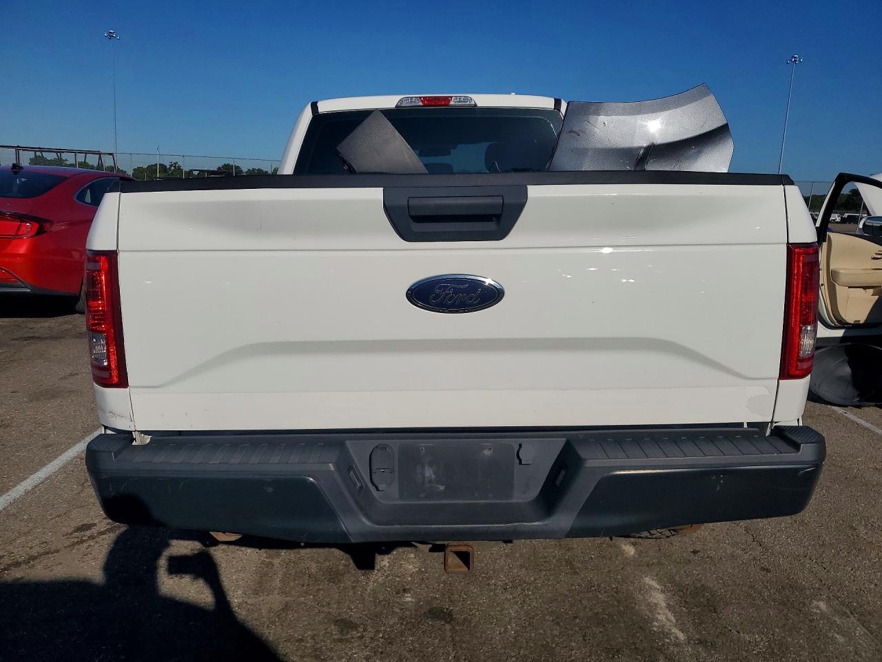 2015 Ford F150 Super Cab White vin: 1FTEX1EP0FFB01140