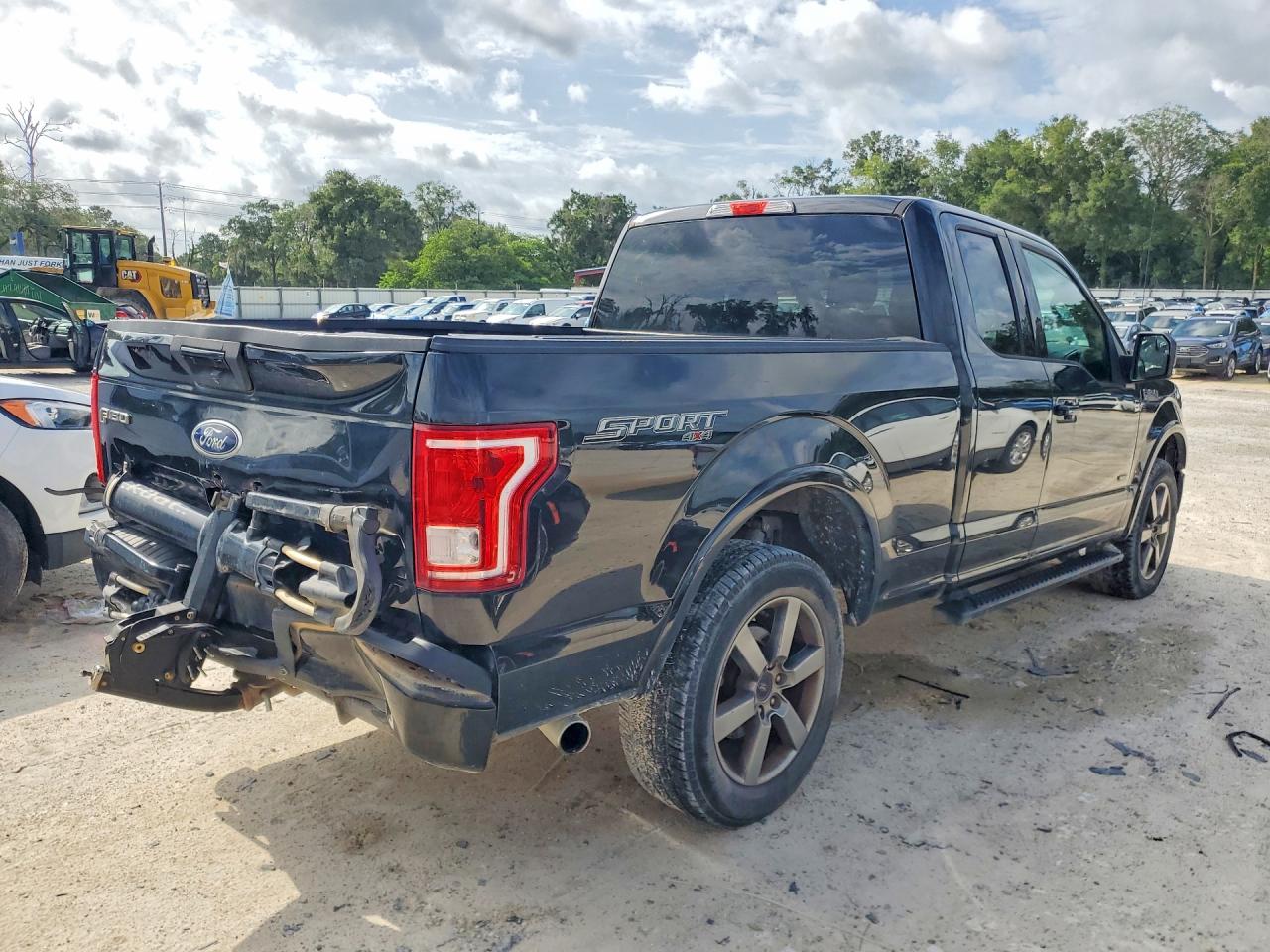 2015 Ford F150 Super Cab Black vin: 1FTEX1EP0FFB46126