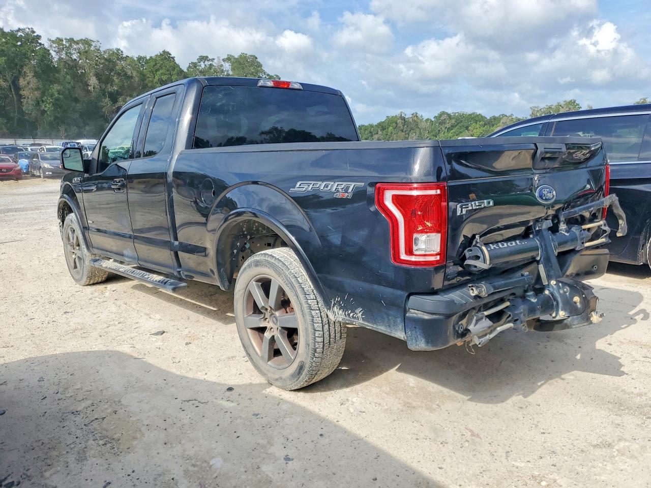 2015 Ford F150 Super Cab Black vin: 1FTEX1EP0FFB46126