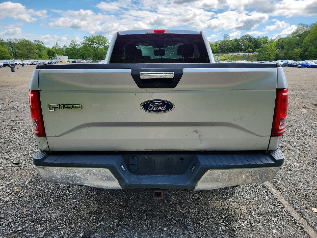 2015 Ford F150 Super Cab Silver vin: 1FTEX1EP0FFC44136