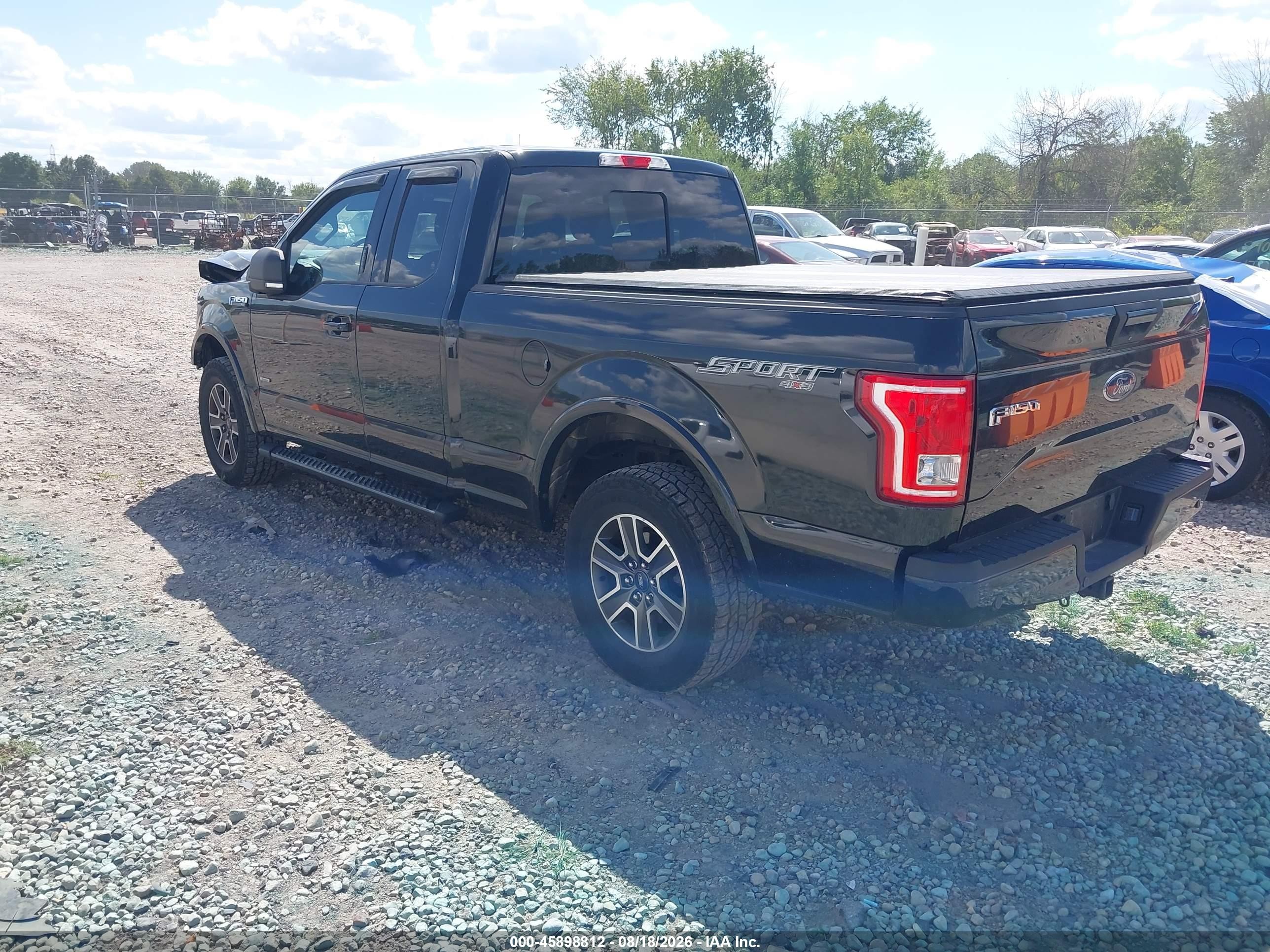 2015 Ford F-150 Xlt Black vin: 1FTEX1EP0FFC51393