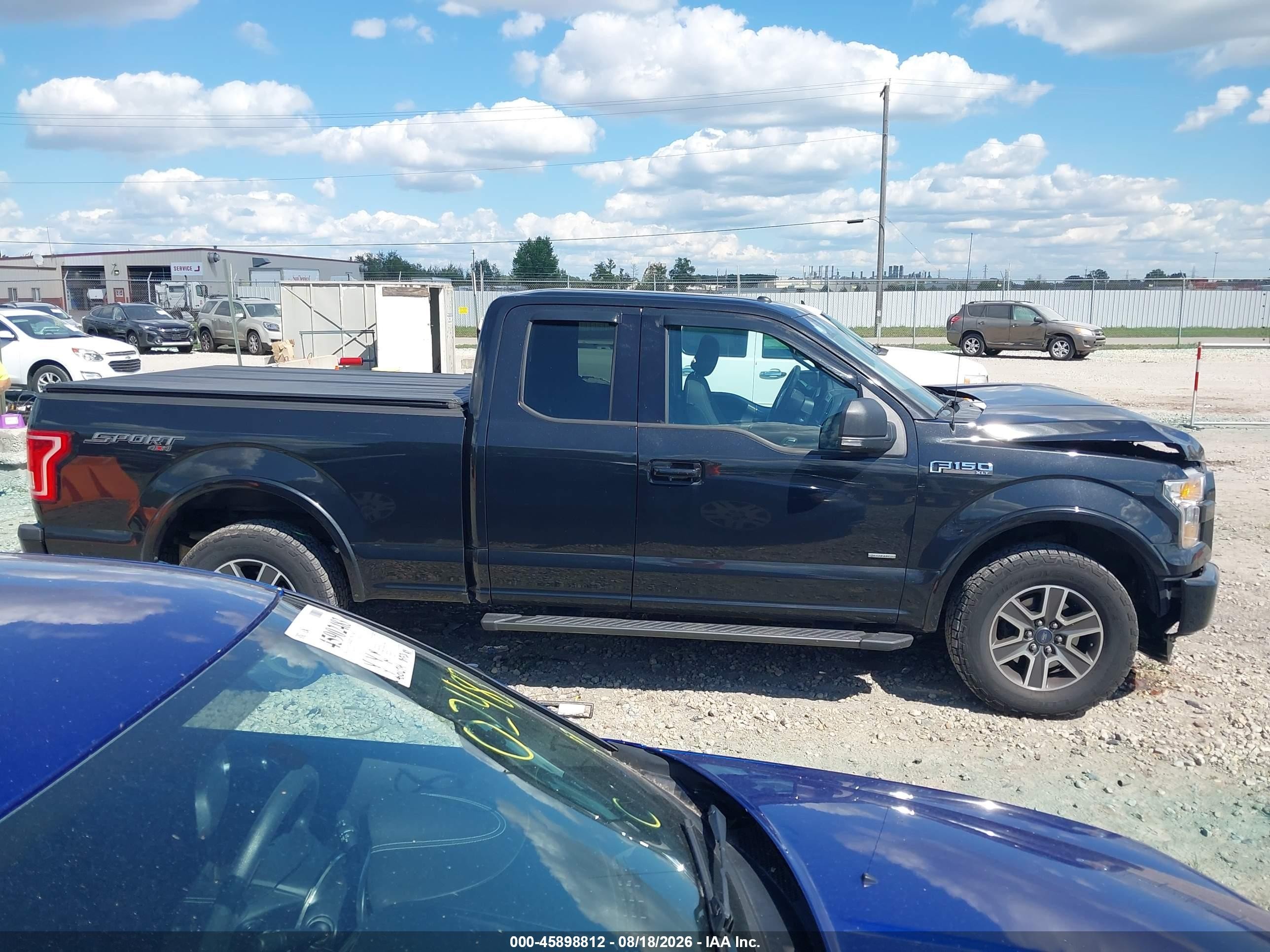 2015 Ford F-150 Xlt Black vin: 1FTEX1EP0FFC51393