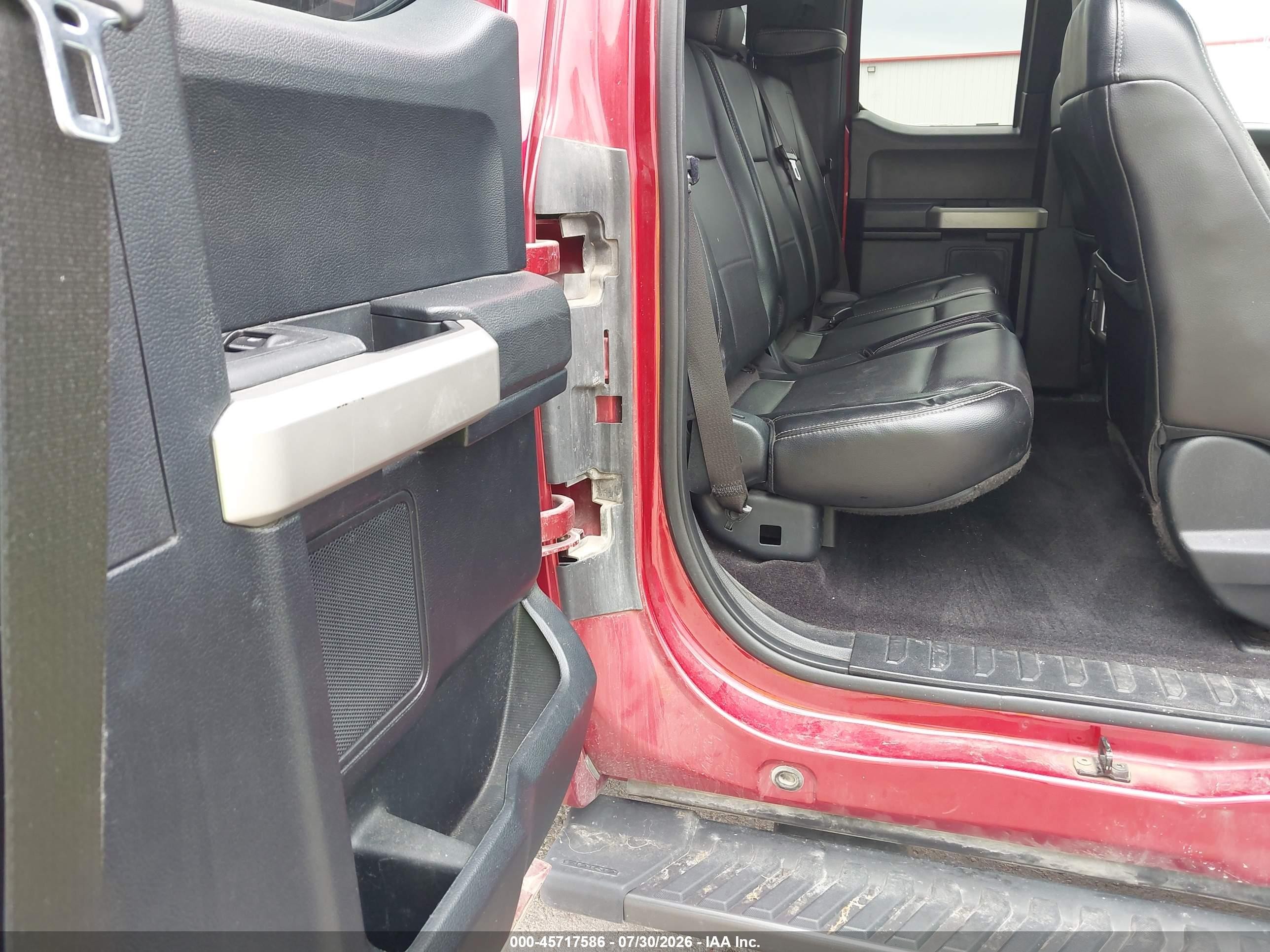 2015 Ford F-150 Lariat Red vin: 1FTEX1EP0FKD96666