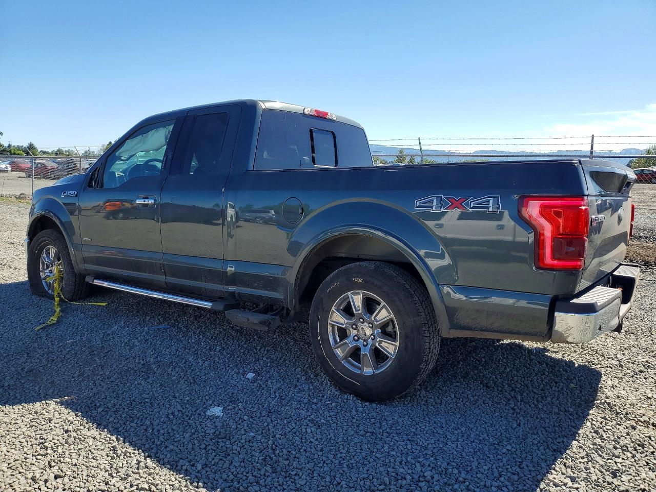 2015 Ford F150 Super Cab Green vin: 1FTEX1EP0FKE17547