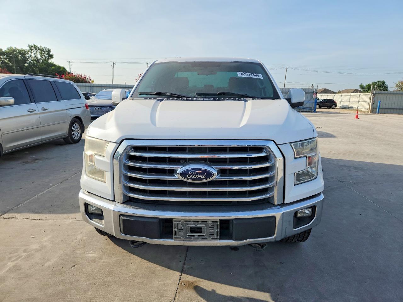 2015 Ford F150 Super Cab White vin: 1FTEX1EP0FKE40679
