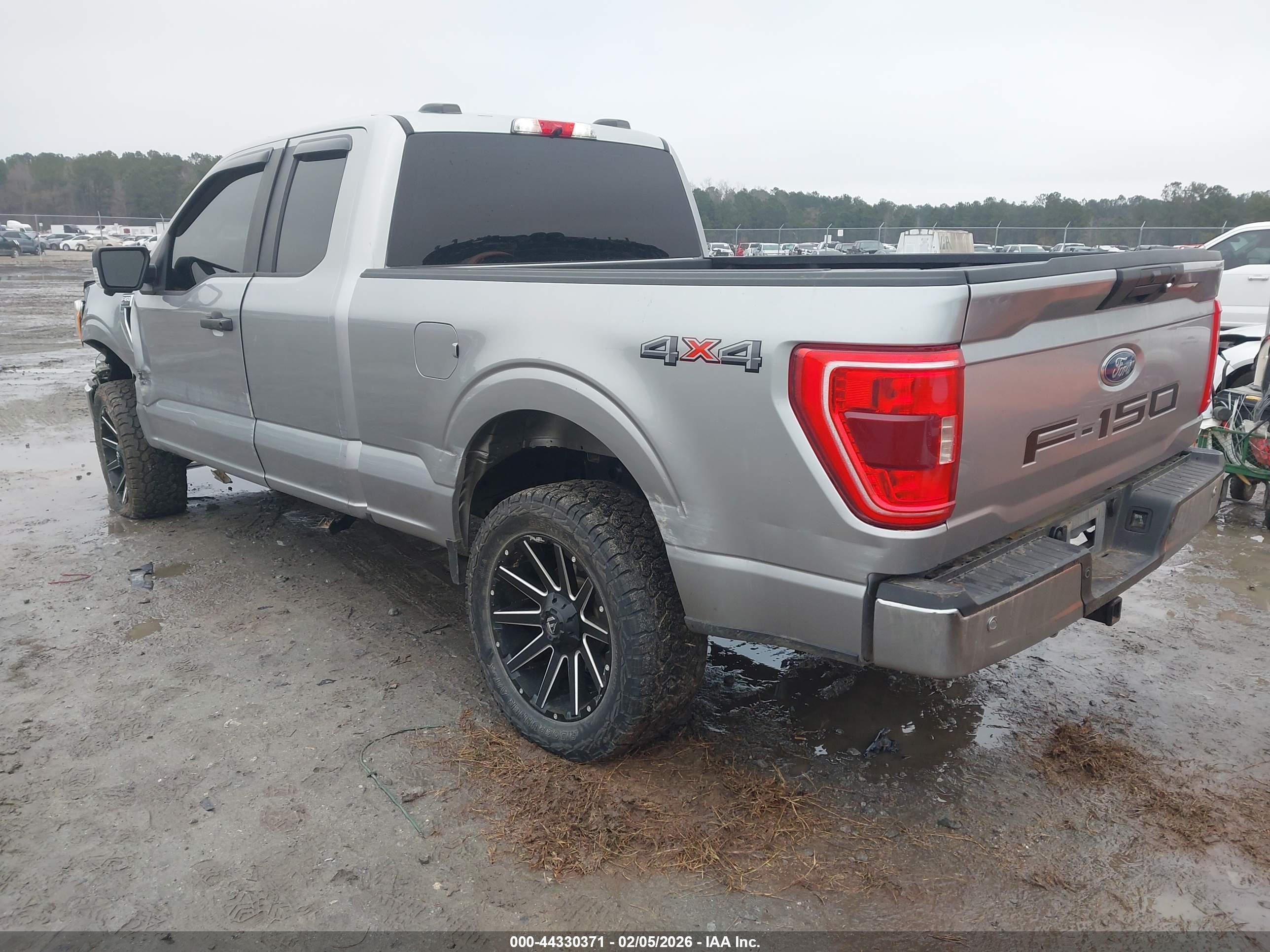 2022 Ford F-150 Xlt Gray vin: 1FTEX1EP0NKF30218